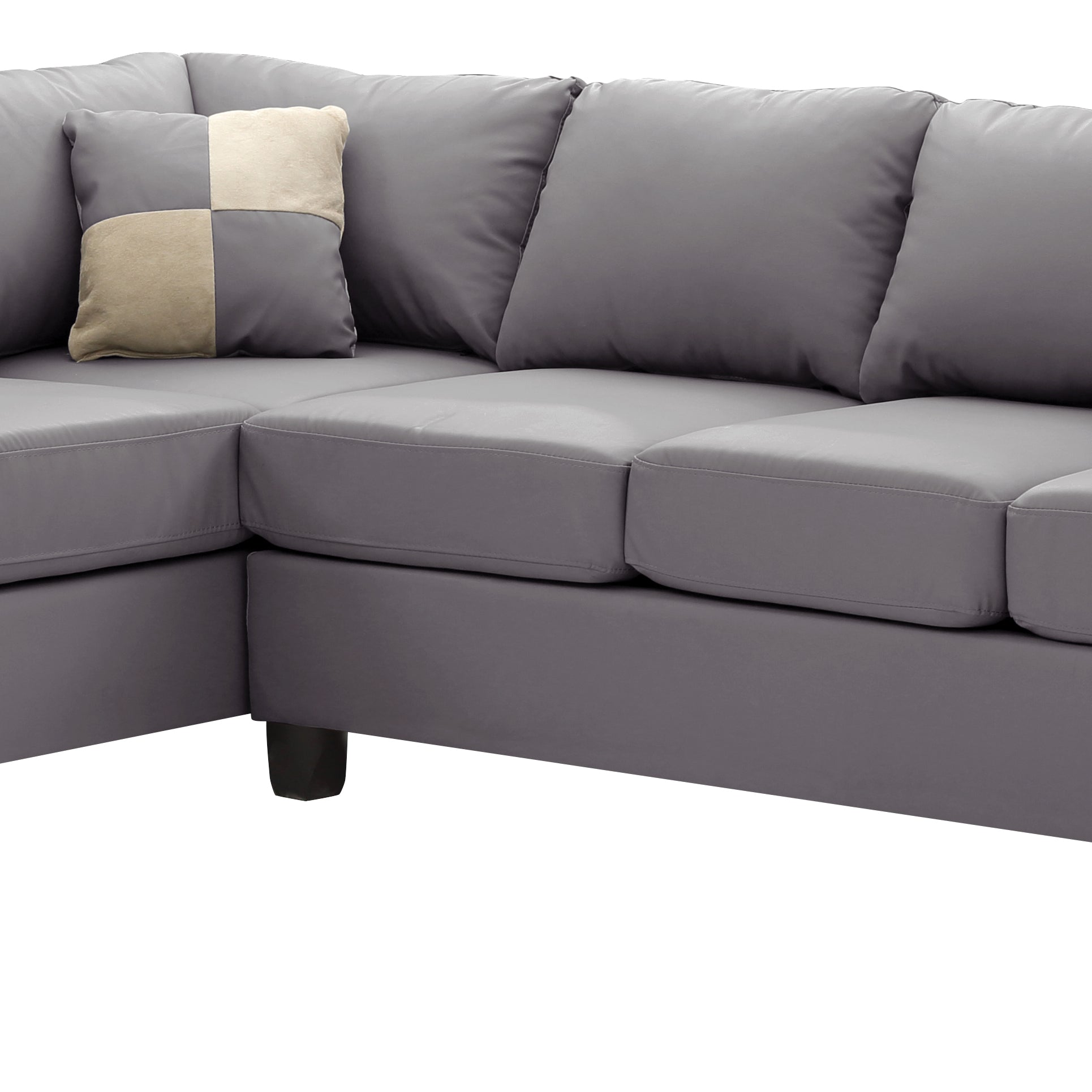 Glory Furniture Malone G642B-SC Sectional ( 3 Boxes) , GRAY--1