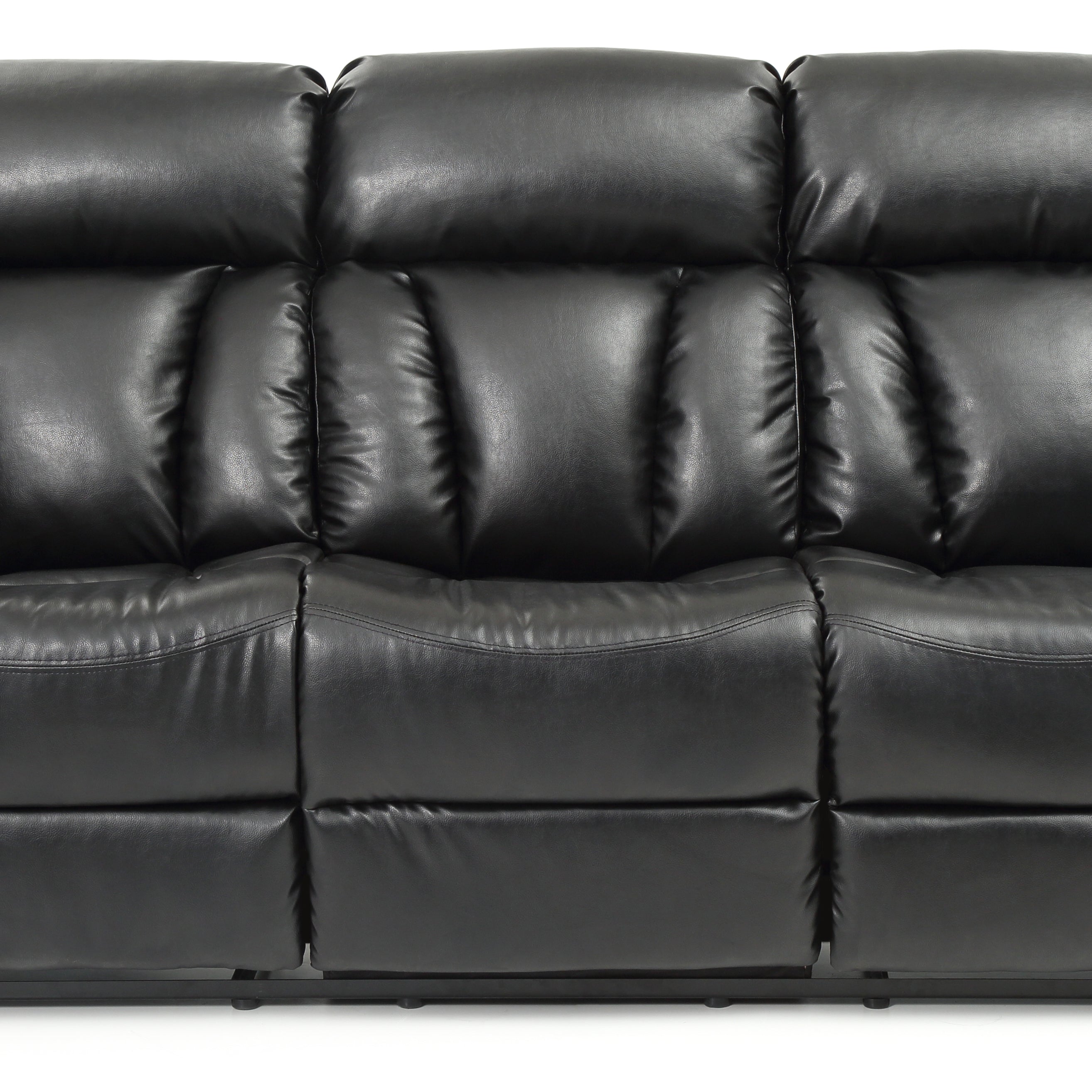 Glory Furniture Daria G683-RS Reclining Sofa , BLACK--2