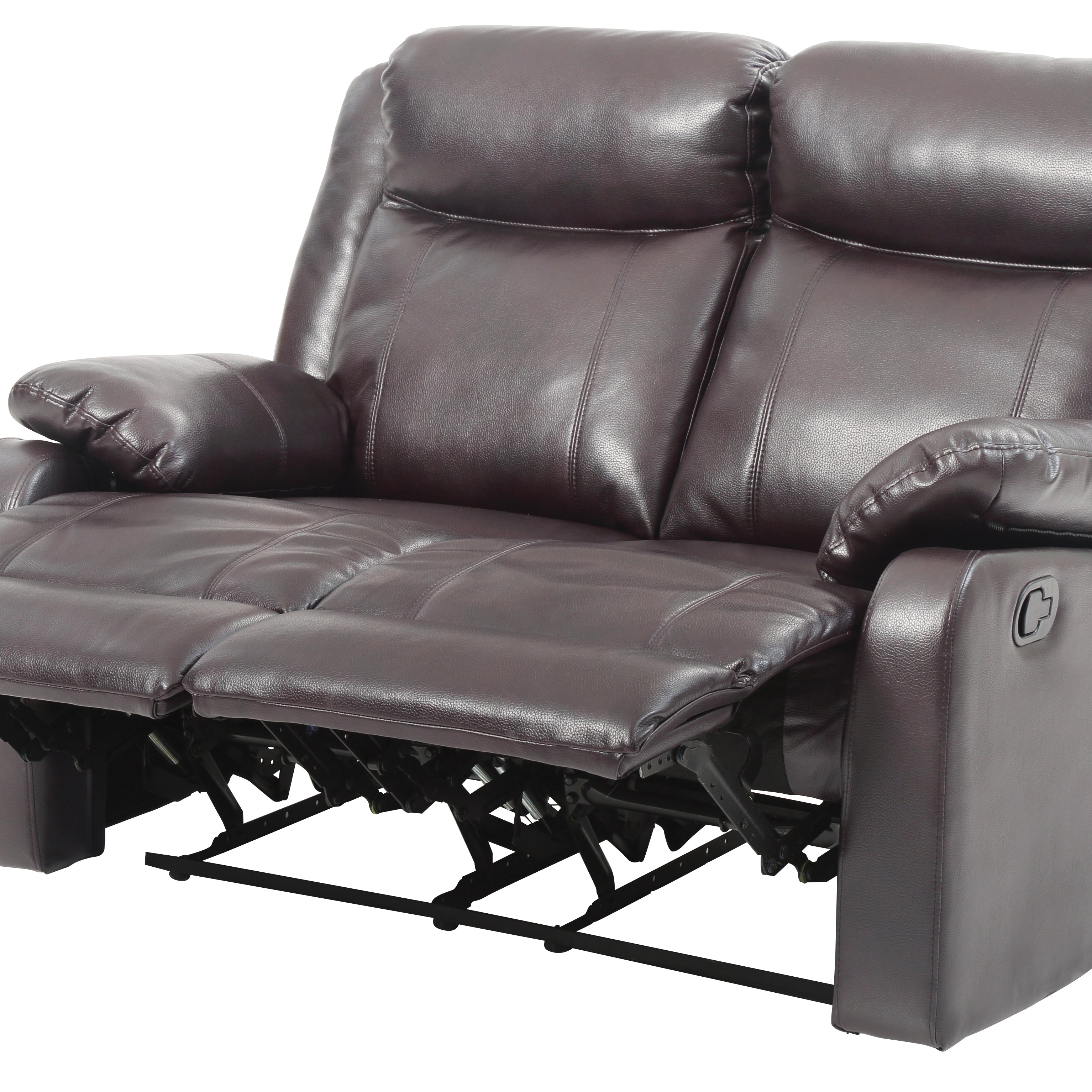 Glory Furniture Ward G760A-RL Double Reclining Love Seat , DARK BROWN--1