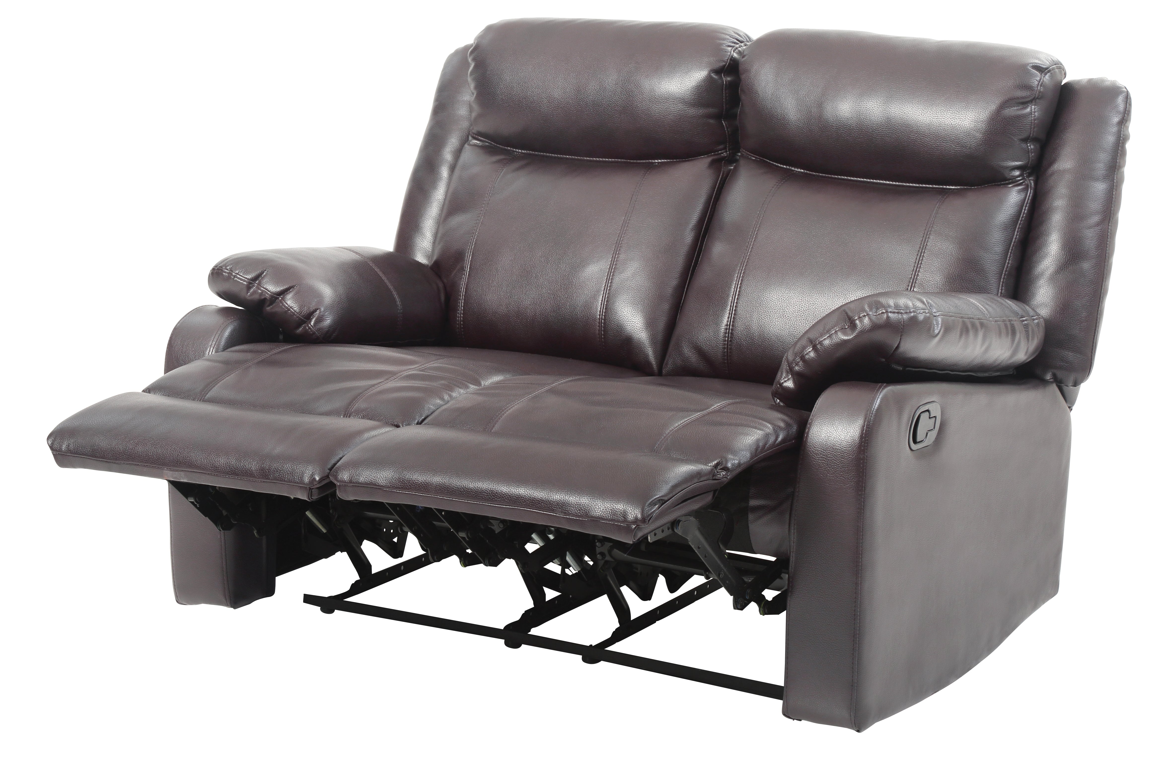 Glory Furniture Ward G760A-RL Double Reclining Love Seat , DARK BROWN--1