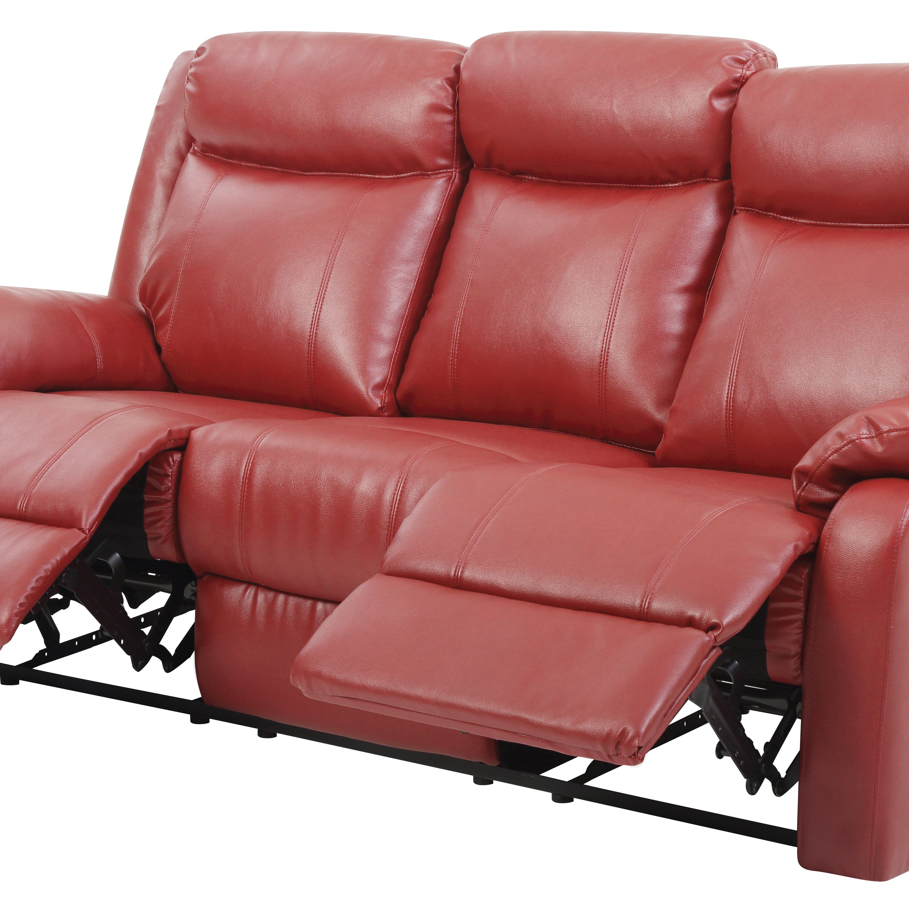 Glory Furniture Ward G765A-RS Double Reclining Sofa , RED--1