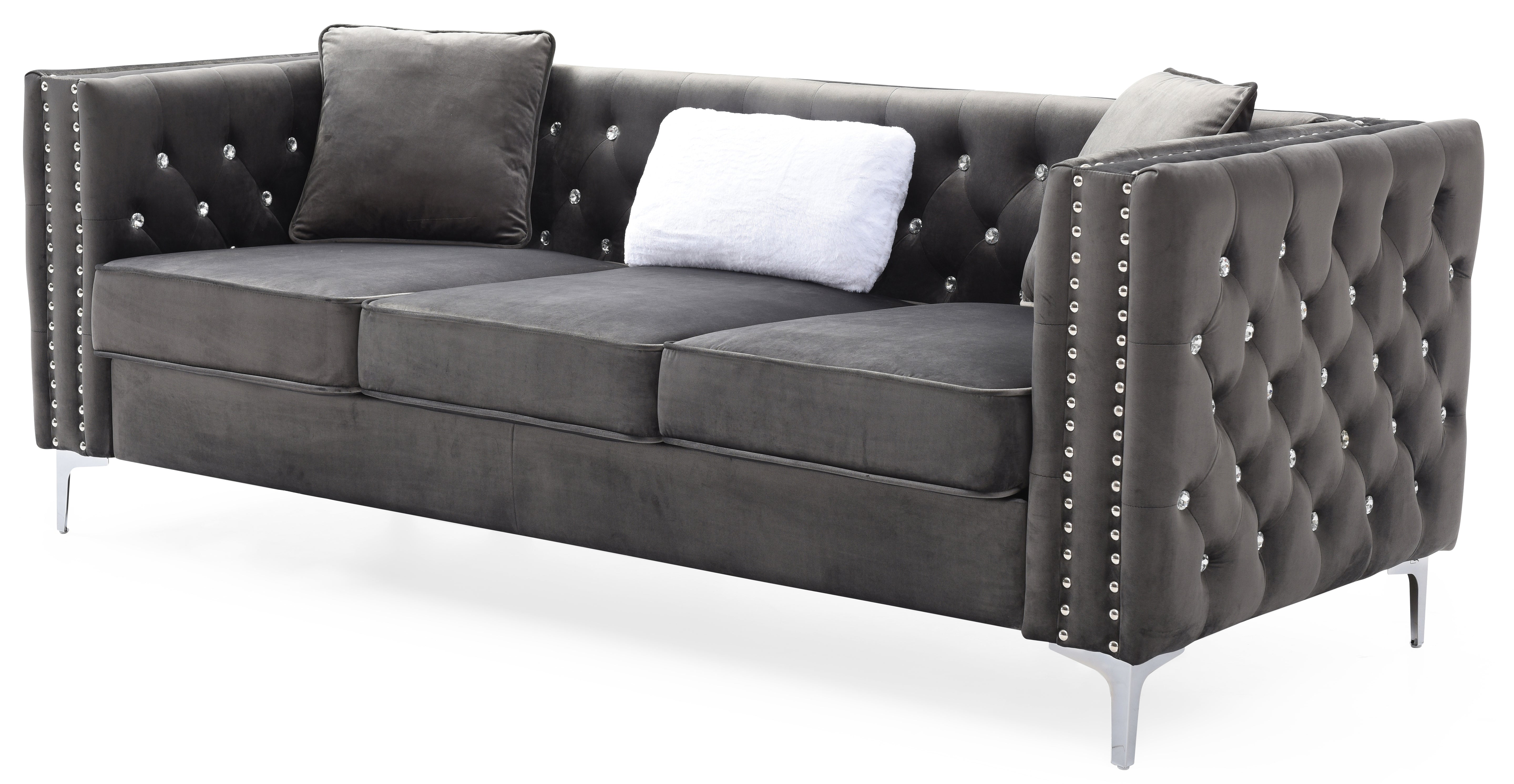 Glory Furniture Paige G822A-S Sofa , GRAY--2