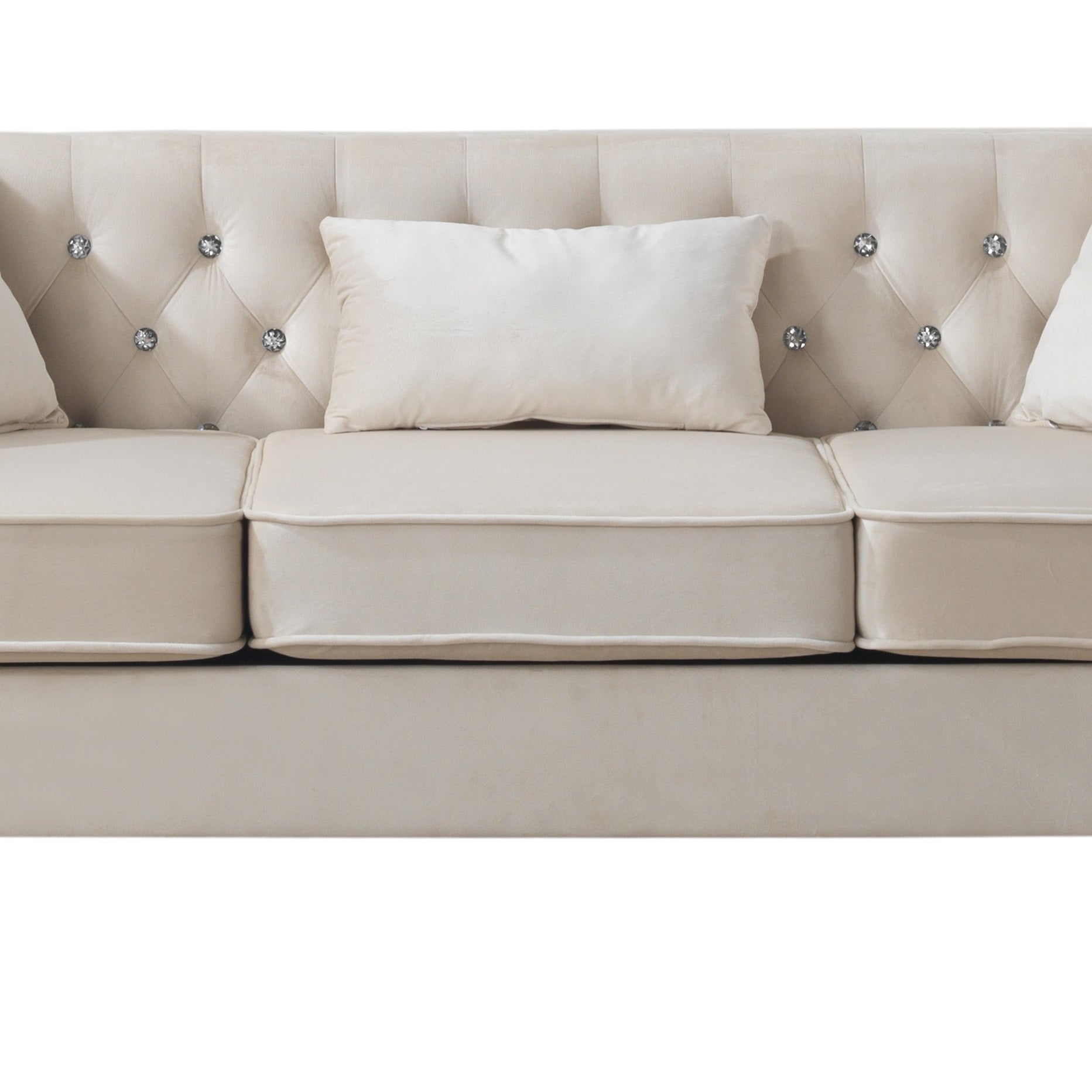 Glory Furniture Paige G827A-S Sofa , IVORY--1