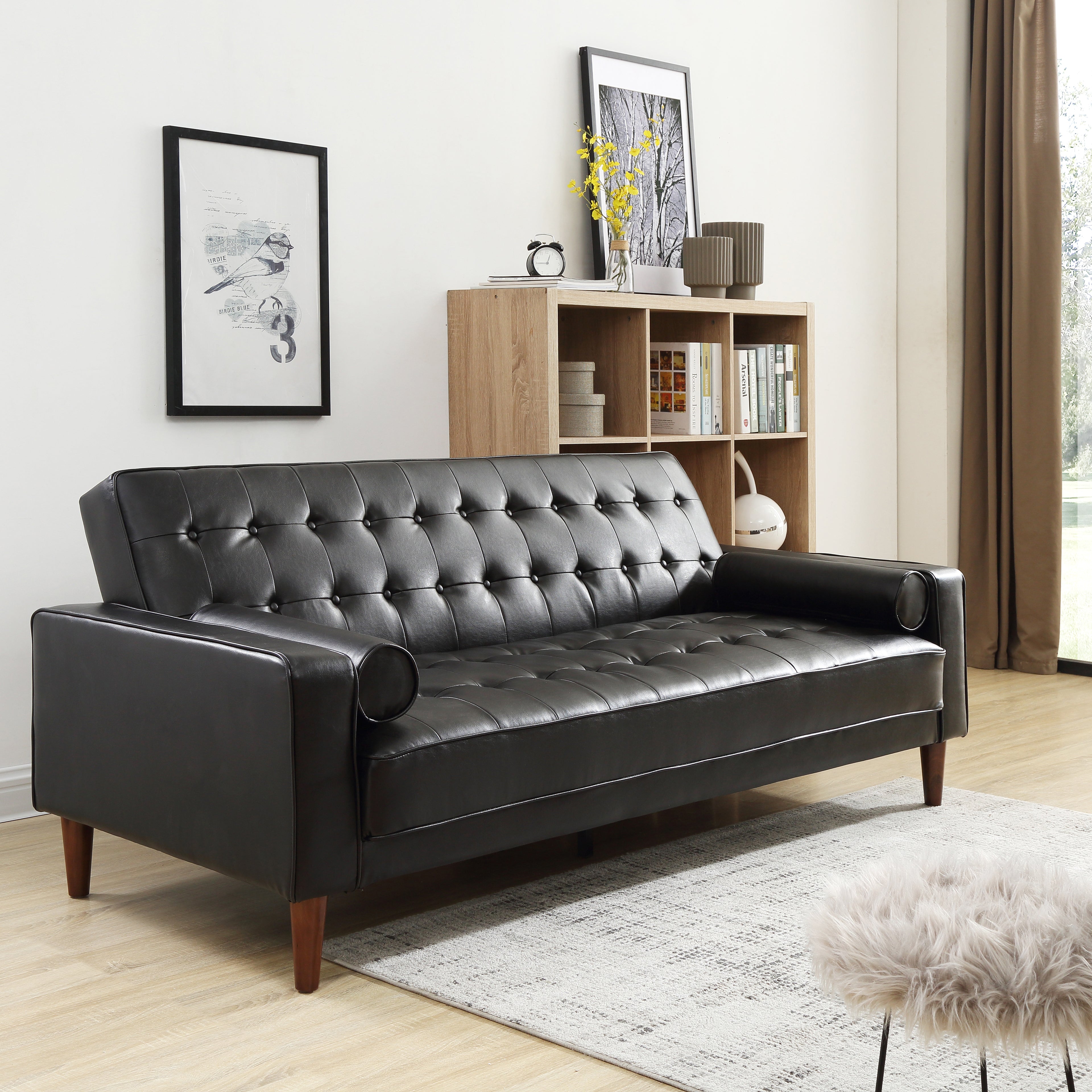 Glory Furniture Andrews G843A-S Sofa Bed , BLACK--1