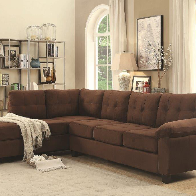 Glory Furniture Gallant G902B-SC Sectional , CHOCOLATE--1