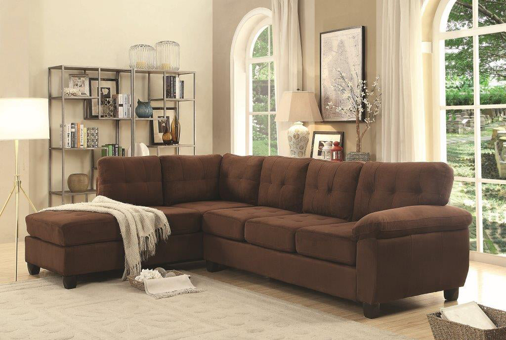 Glory Furniture Gallant G902B-SC Sectional , CHOCOLATE--1