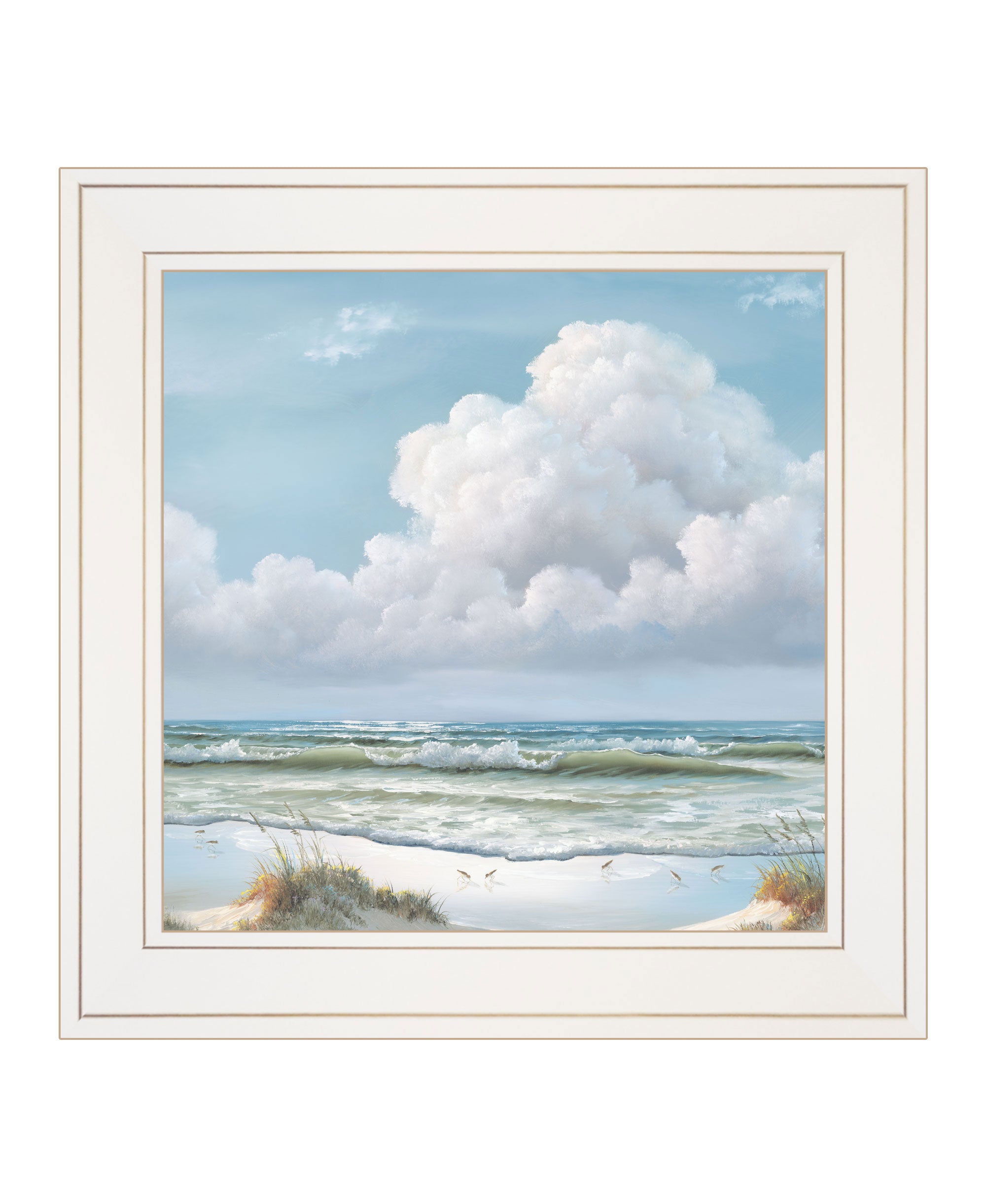 "Beautiful Day II" by Artisan Georgia Janisse, Ready to Hang Framed Print, White Frame--1