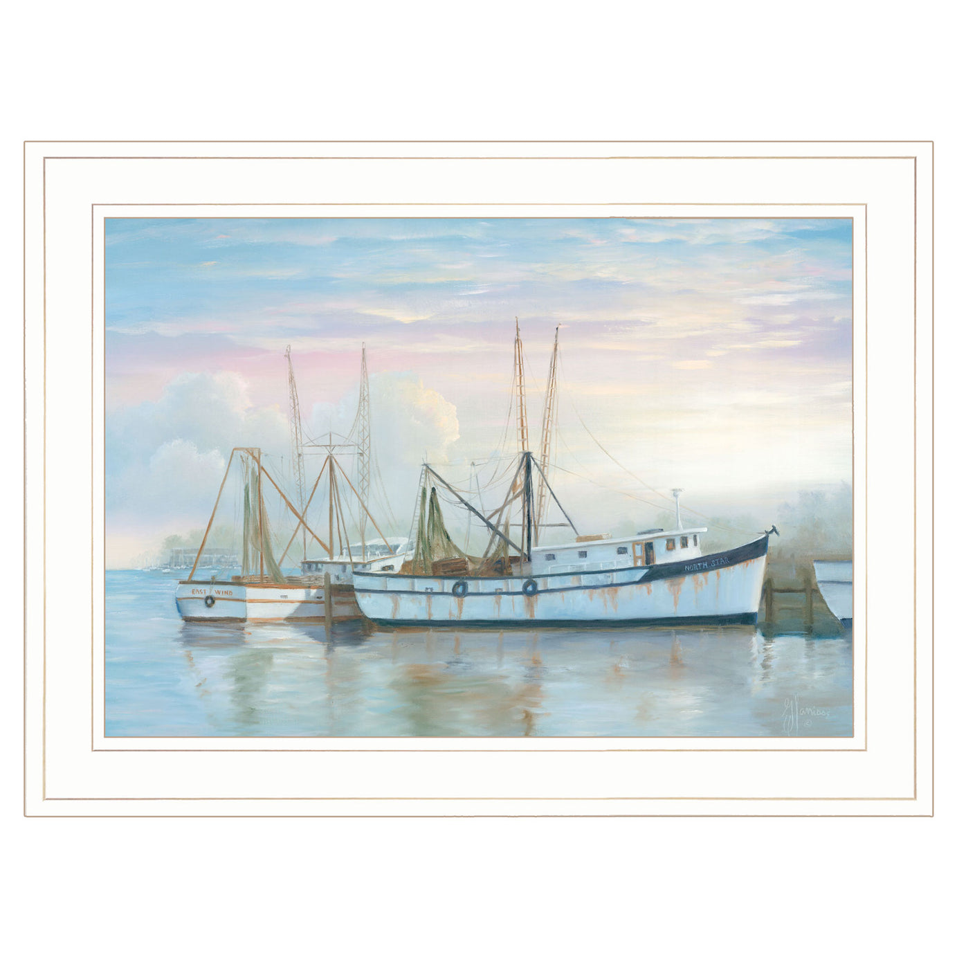 "North Star at Rest" by Georgia Janisse, Ready to Hang Framed Print, White Frame--1