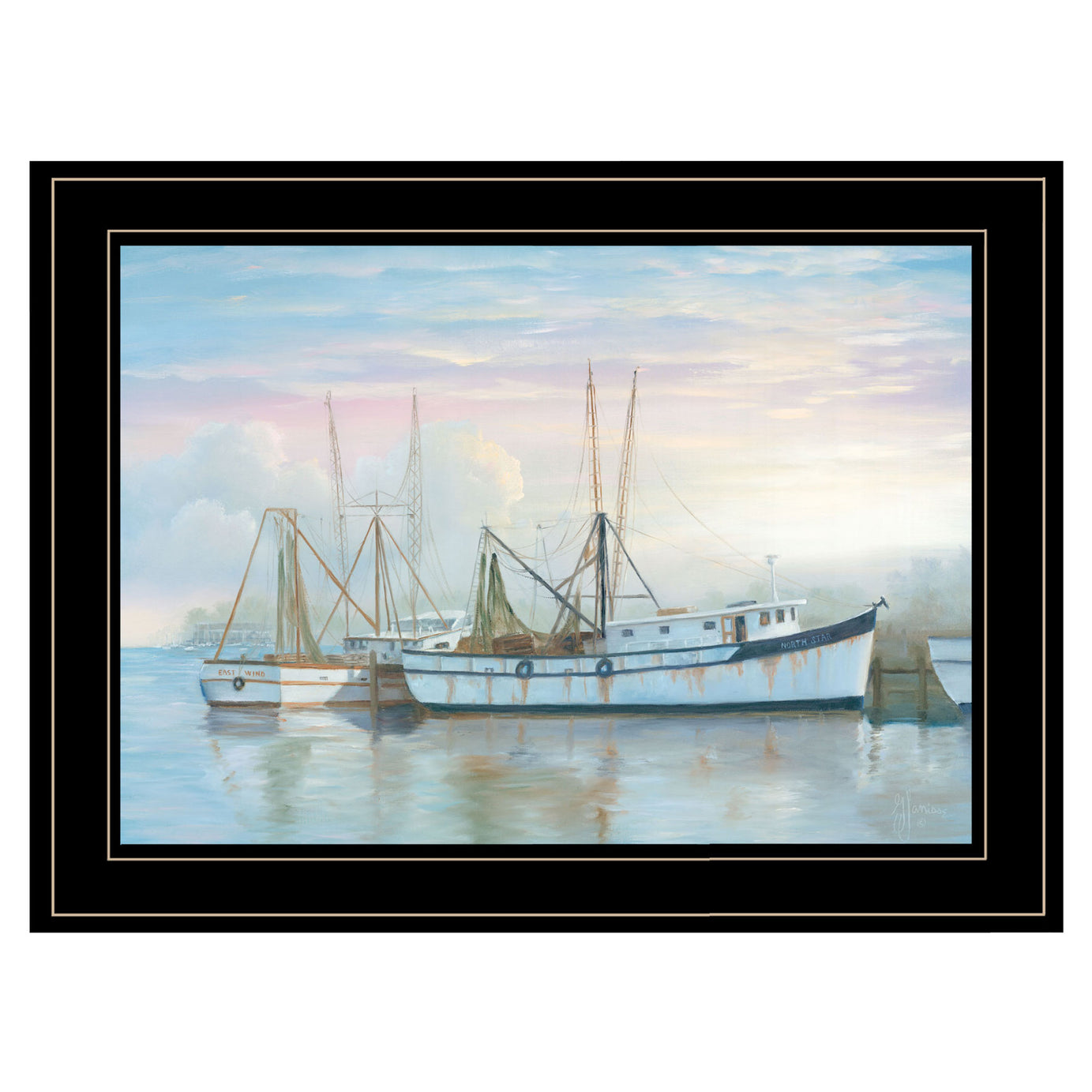 "North Star at Rest" by Georgia Janisse, Ready to Hang Framed Print, Black Frame--1