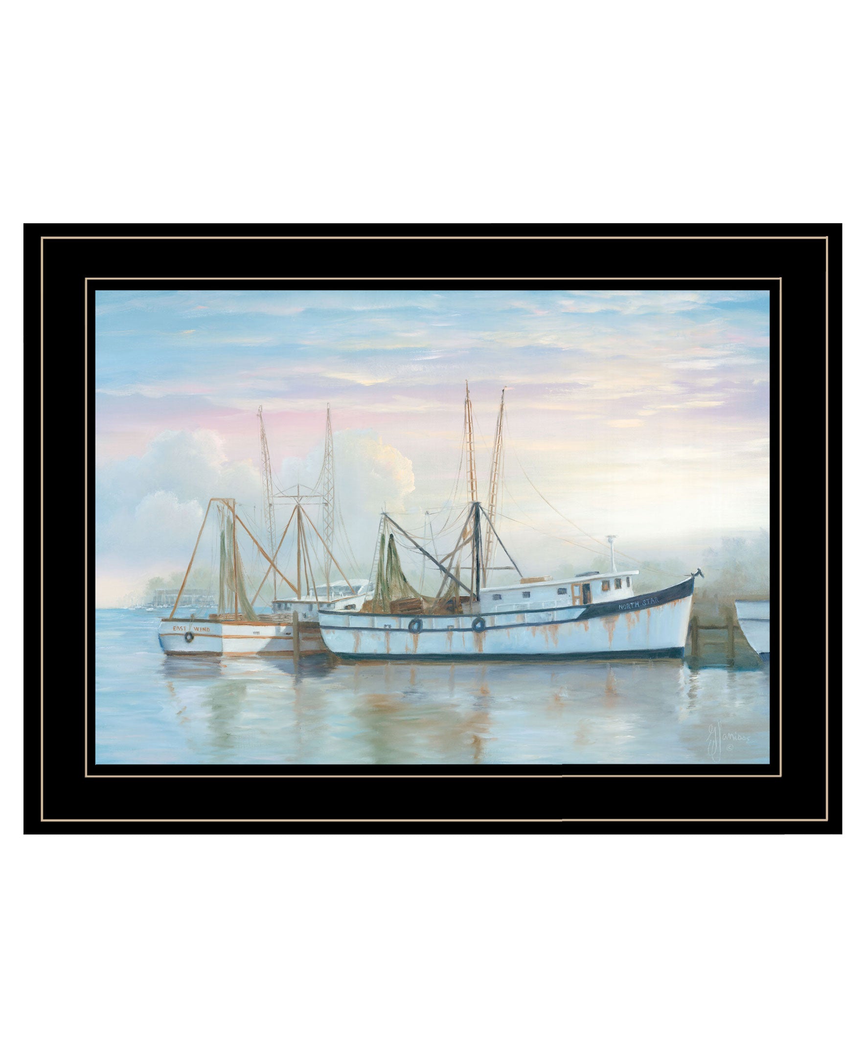 "North Star at Rest" by Georgia Janisse, Ready to Hang Framed Print, Black Frame--1