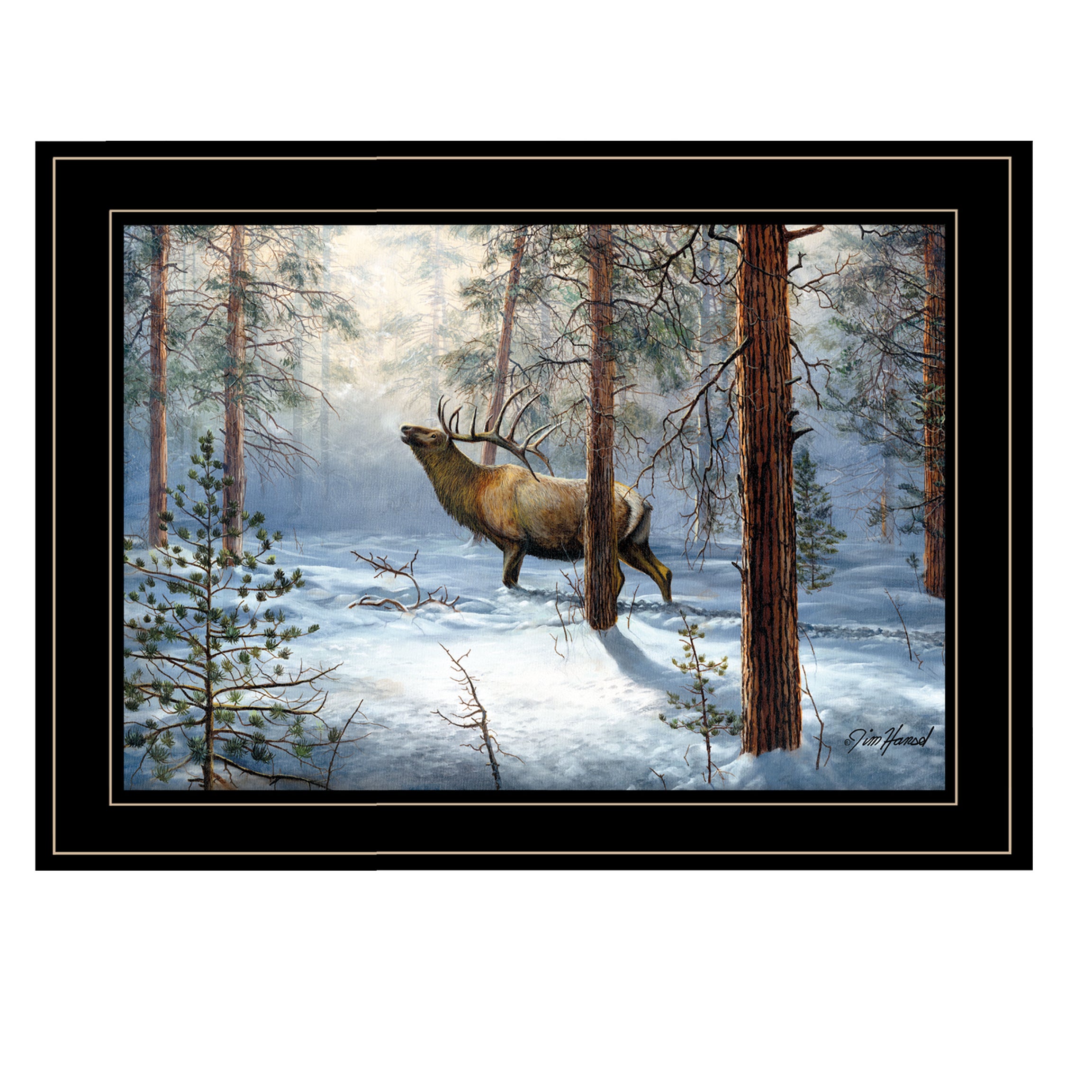 "Breaking the Silence" By Jim Hansen, Ready to Hang Framed Print, Black Frame--1