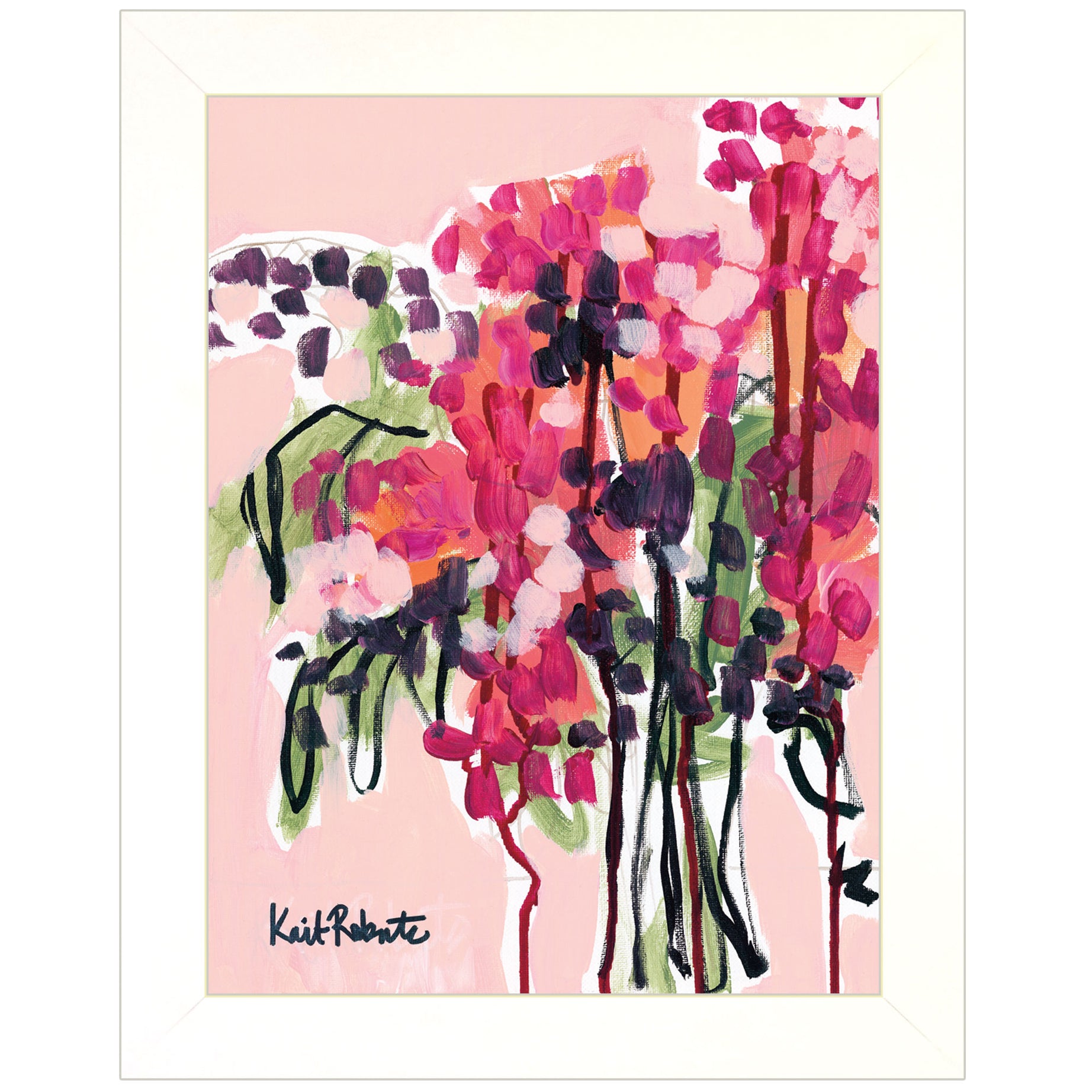 "Picked in a Field in Maine" by Kait Roberts, Ready to Hang Framed Print, White Frame--1