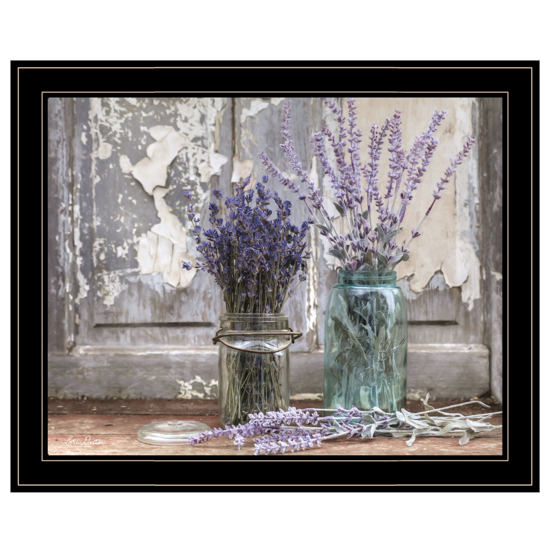 "Abundance of Beauty" by Lori Deiter, Ready to Hang Framed Print, Black Frame--1