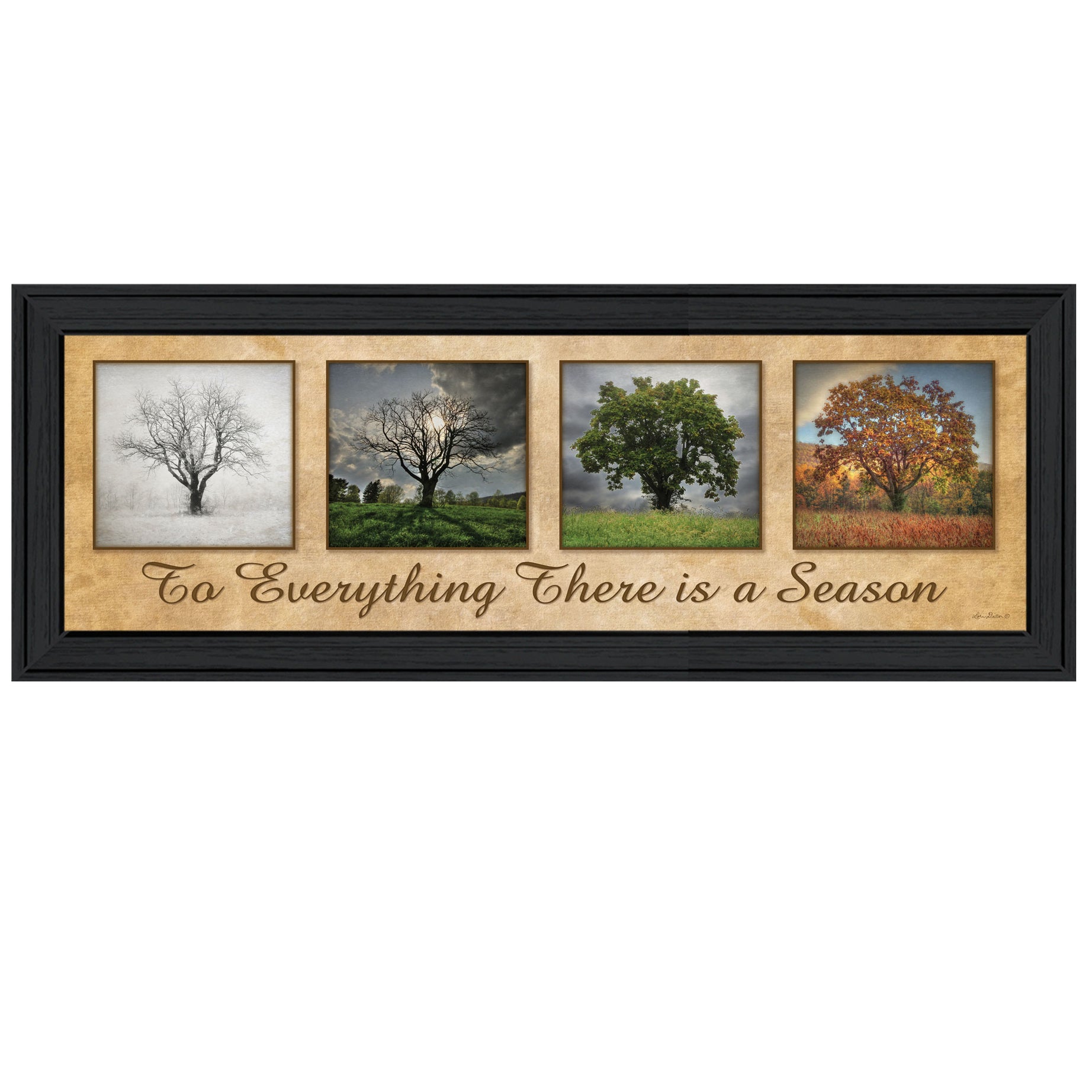 "There is a Season" By Lori Deiter, Ready to Hang Framed Print, Black Frame--1