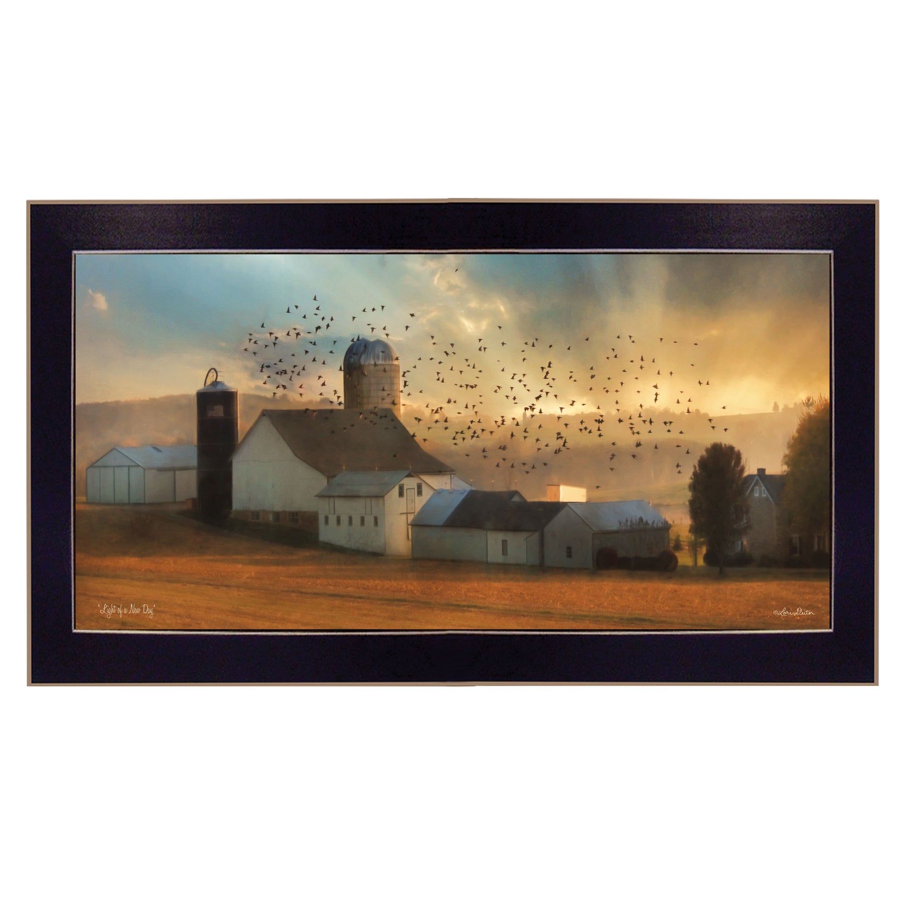 "Light of a New Day" By Lori Deiter, Ready to Hang Framed Print, Black Frame--1