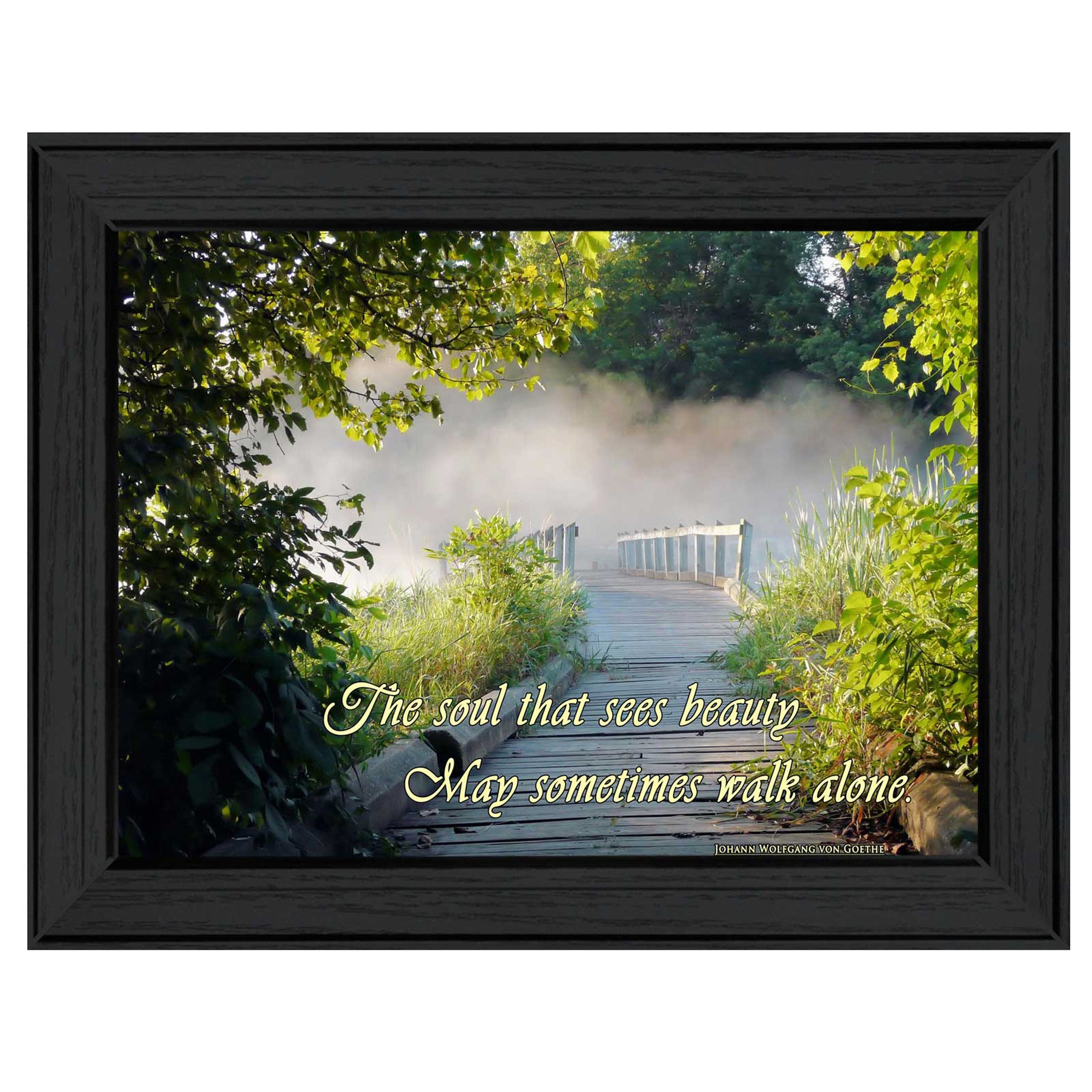 "Beauty" By Trendy Decor4U, Printed Wall Art, Ready To Hang Framed Poster, Black Frame--1