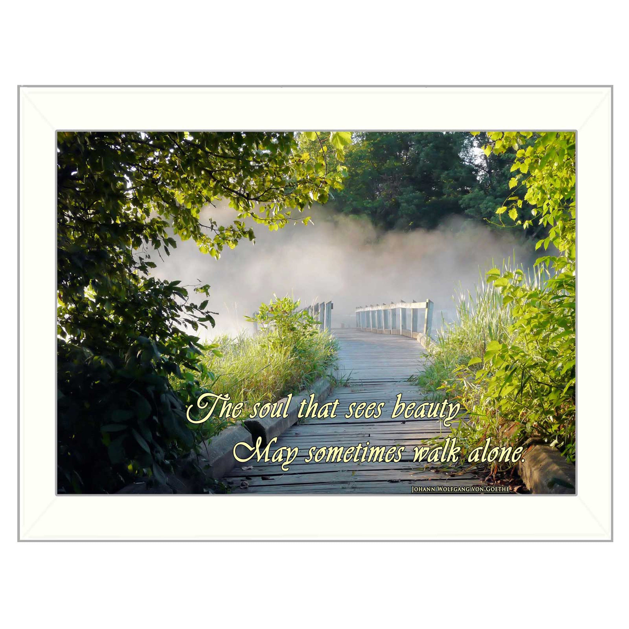 "Beauty" By Trendy Decor4U, Printed Wall Art, Ready To Hang Framed Poster, White Frame--1