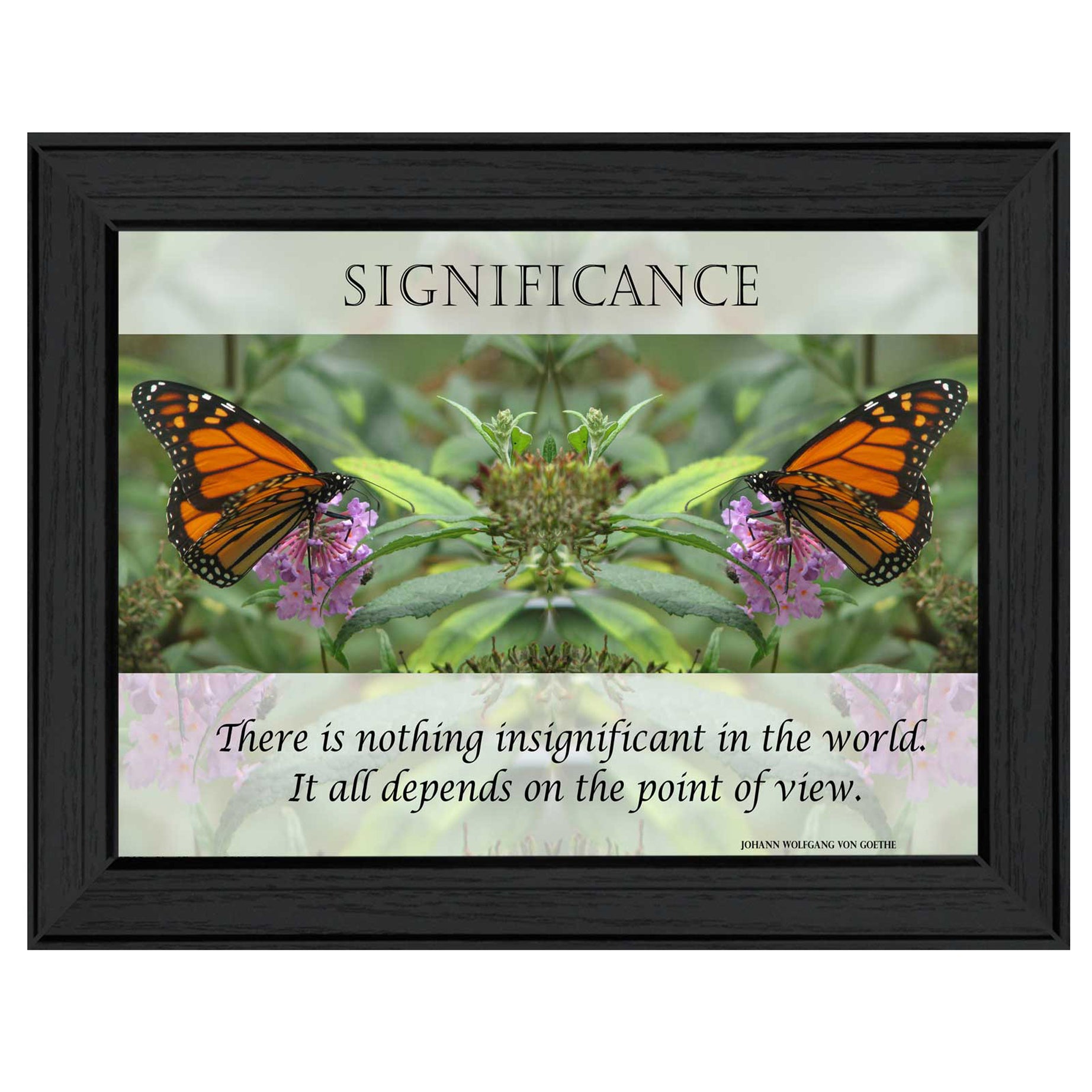 "Significance" By Trendy Decor4U, Printed Wall Art, Ready To Hang Framed Poster, Black Frame--1