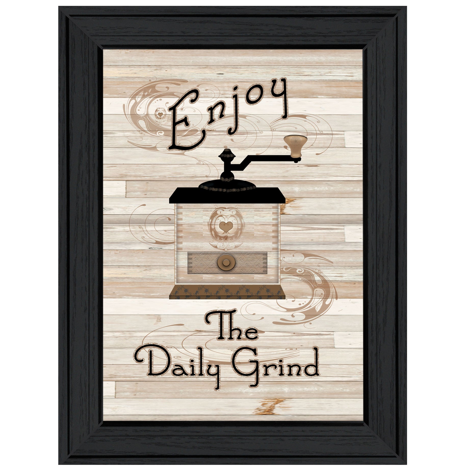 "The Daily Grind" by Millwork Engineering, Ready to Hang Framed Print, Black Frame--1