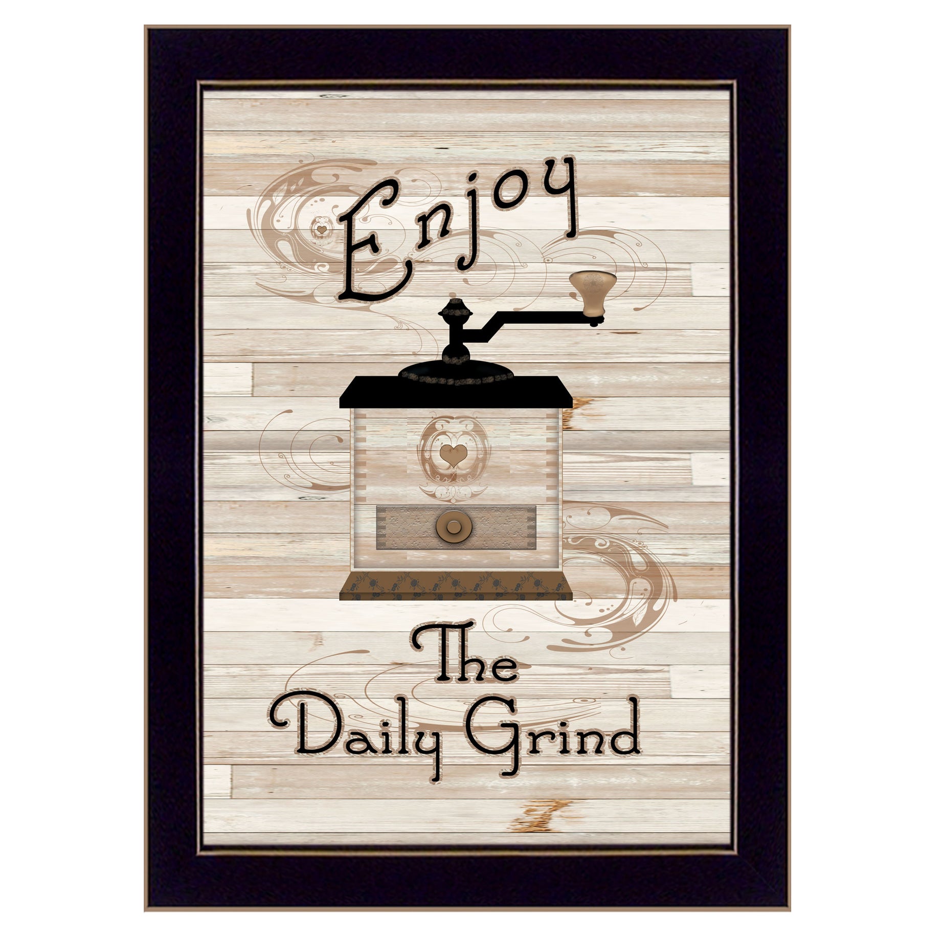 "The Daily Grind" by Millwork Engineering, Ready to Hang Framed Print, Black Frame--1