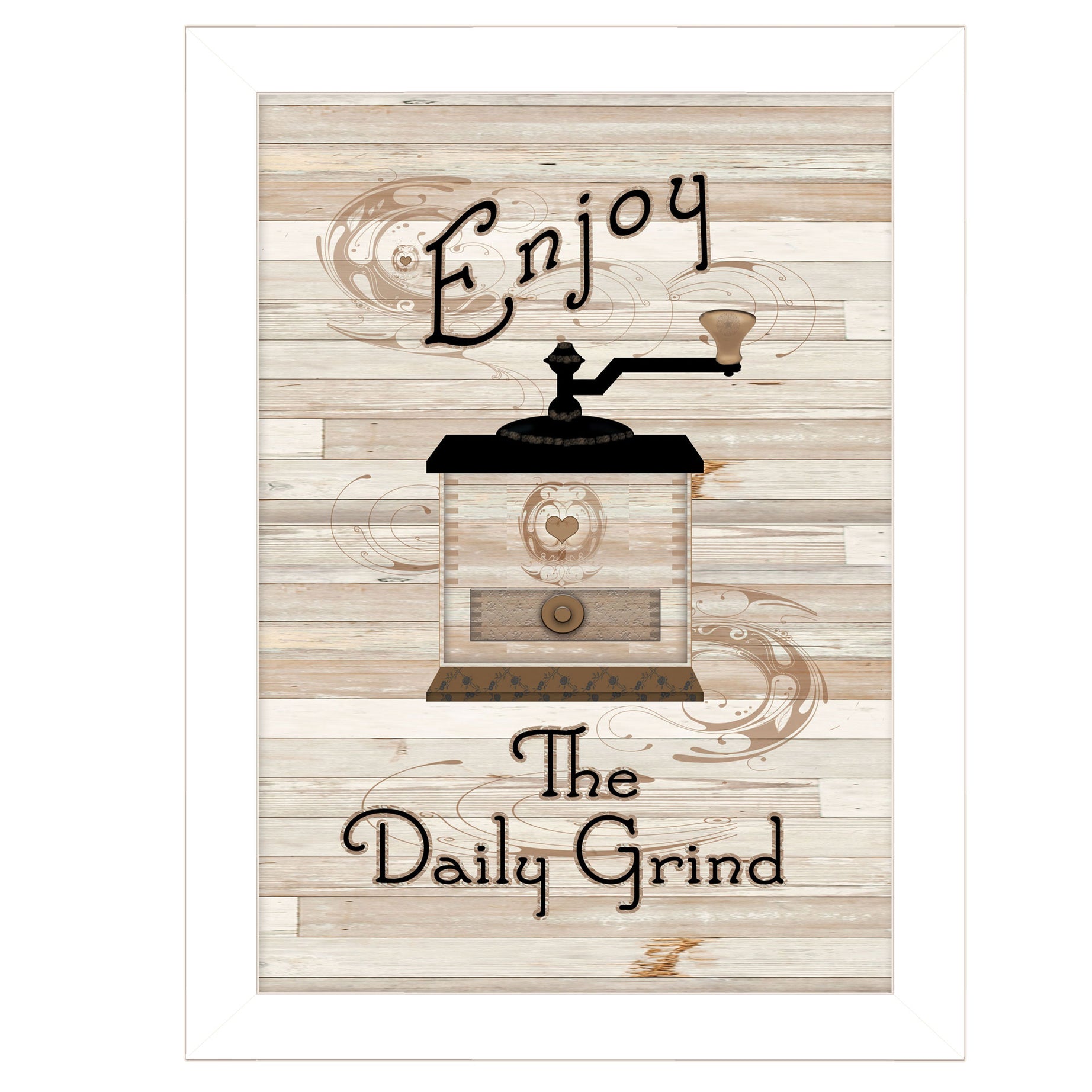 "The Daily Grind" by Millwork Engineering, Ready to Hang Framed Print, White Frame--1