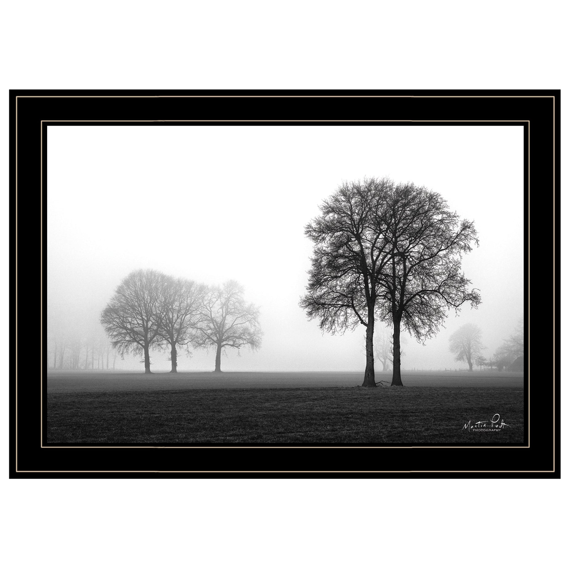 "Together Again" by Artisan Martin Pod, Ready to Hang Framed Print, Black Frame--1