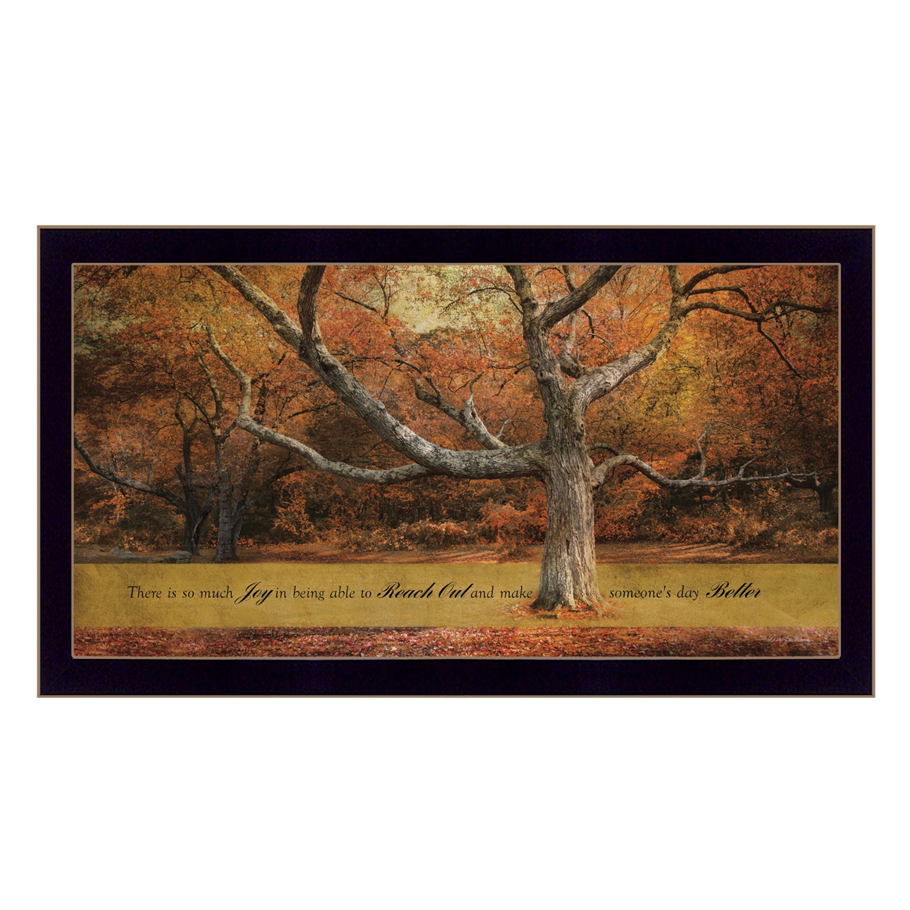 "Reach Out" by Robin-Lee Vieira, Ready to Hang Framed Print, Black Frame--1