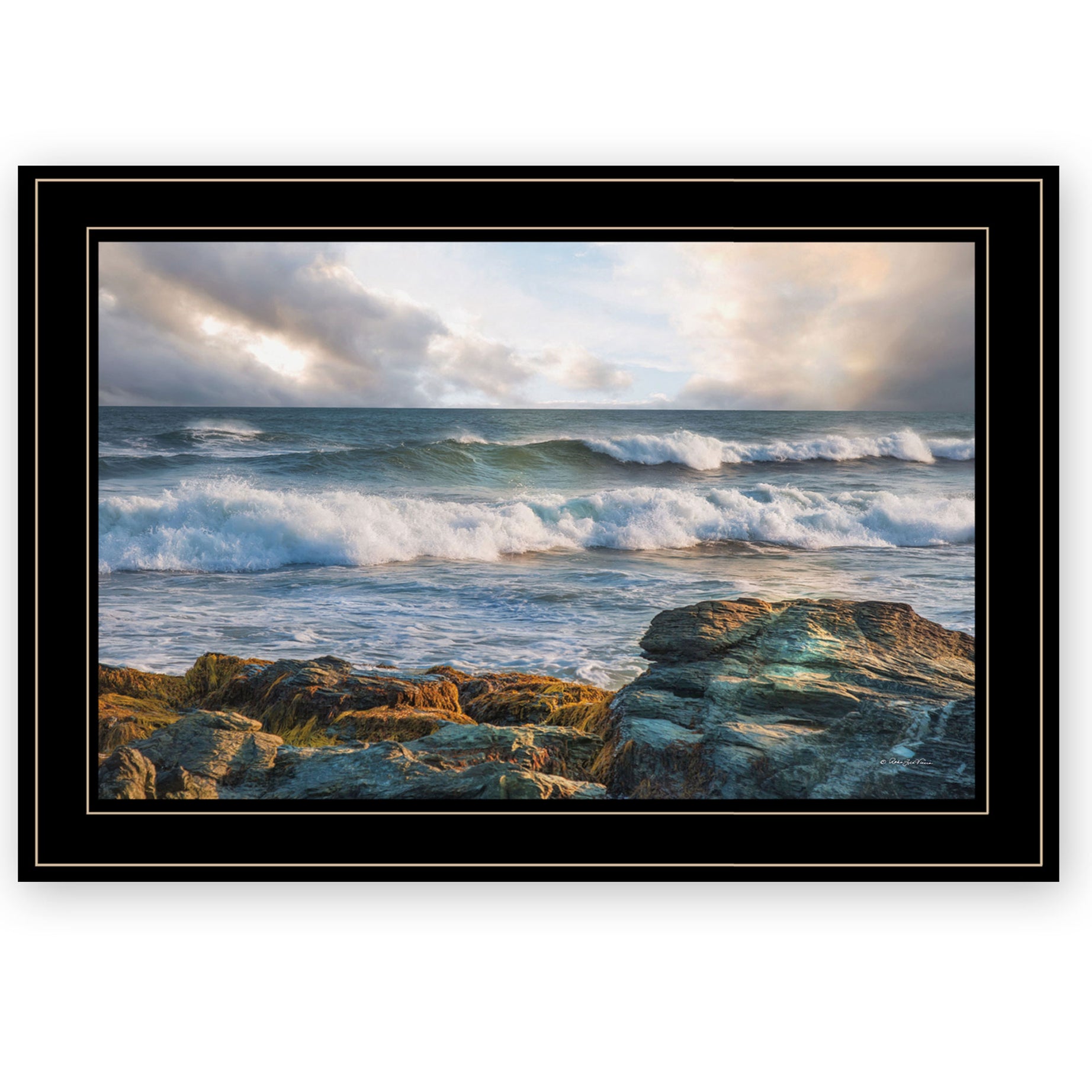 "The Clearing" by Artisan Robin-Lee Vieira, Ready to Hang Framed Print, Black Frame--1