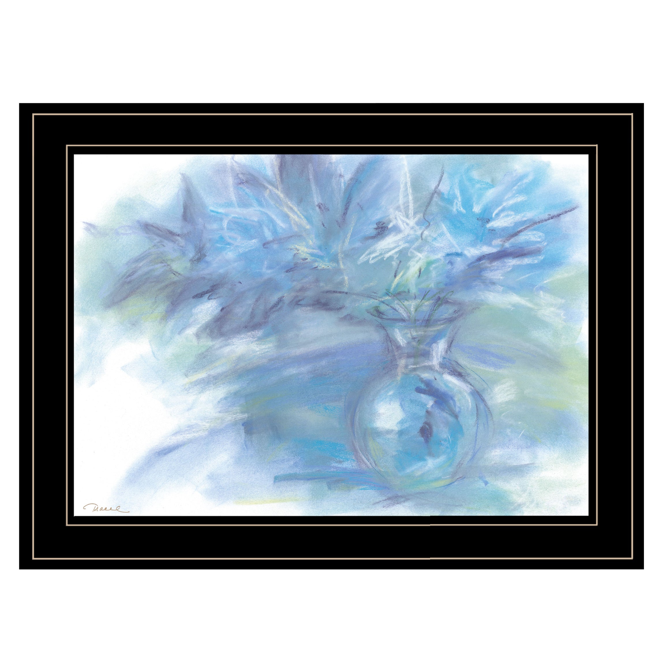 "Morning Glory" By Tracy Owen, Ready to Hang Framed Print, Black Frame--1