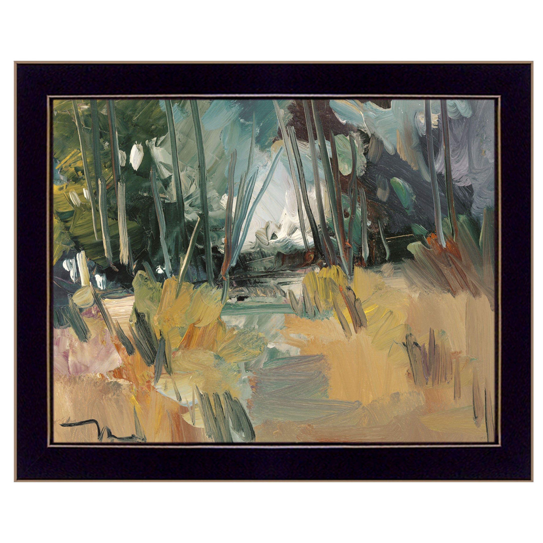 "A New Day" By Jose Trujillo, Ready to Hang Framed Print, Black Frame--1