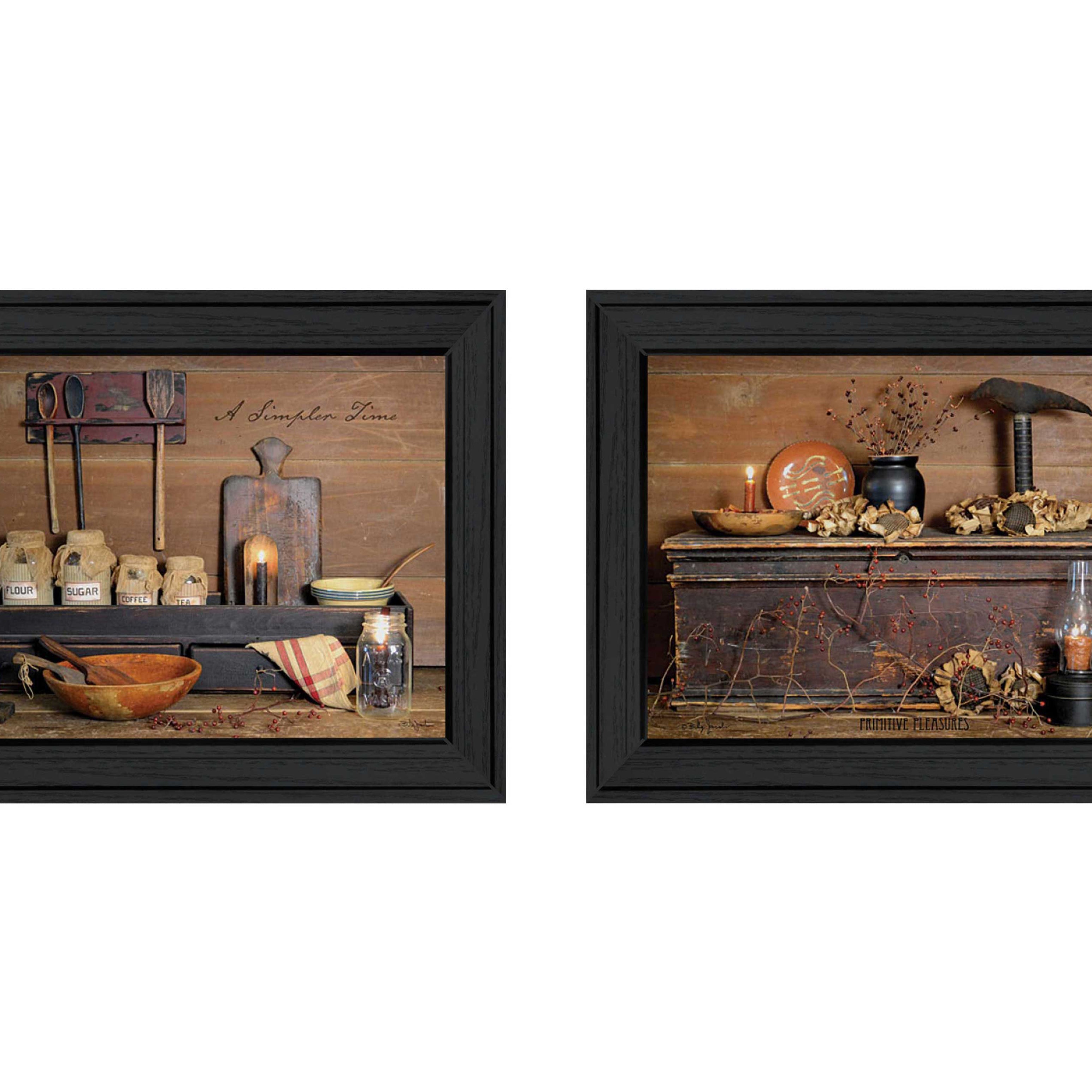 Trendy Decor 4U "Rustic" Framed Wall Art, Modern Home Decor Framed Print for Living Room, Bedroom & Farmhouse Wall Decoration by Billy Jacobs--1