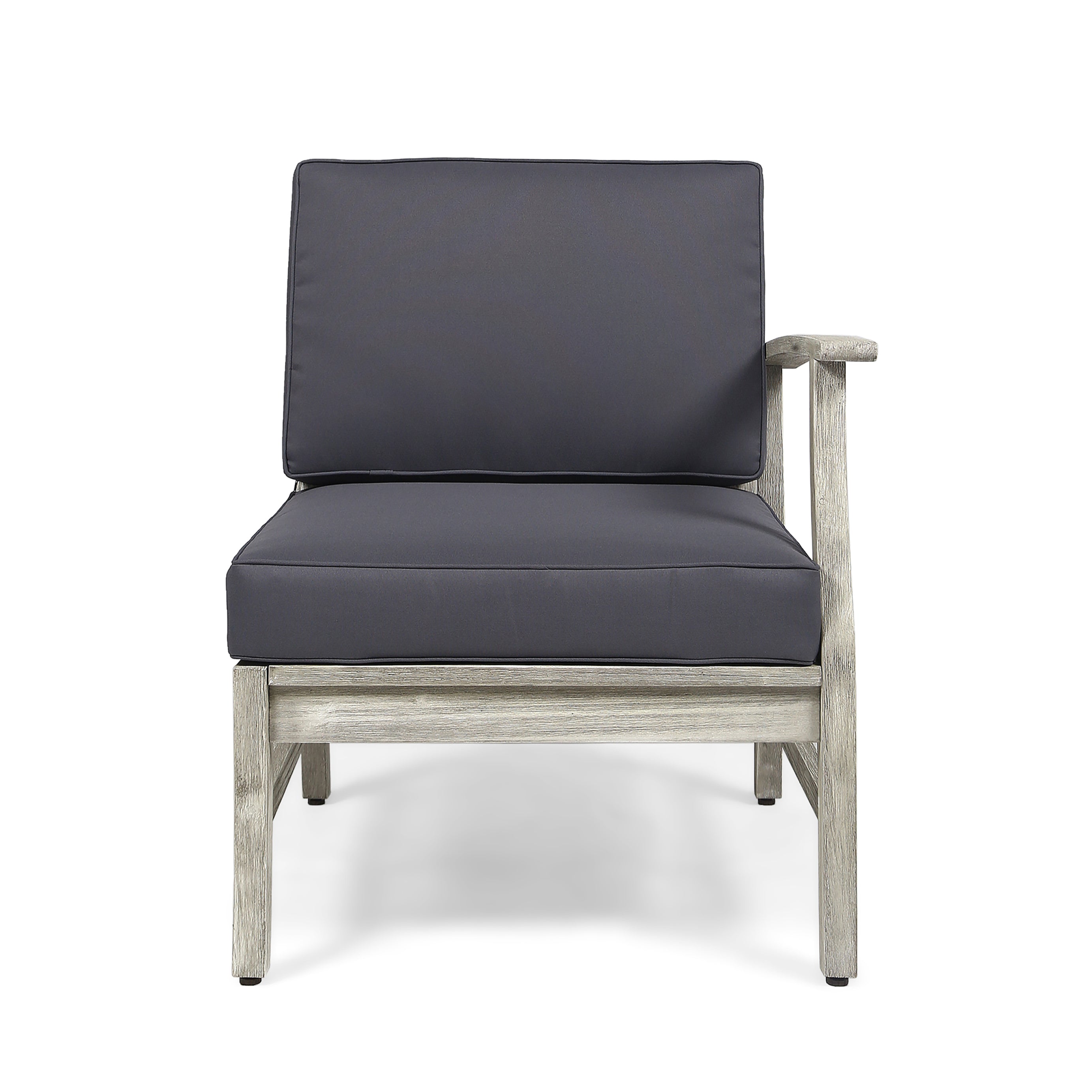 PERLA RIGHT ARMCHAIR, Grey--1