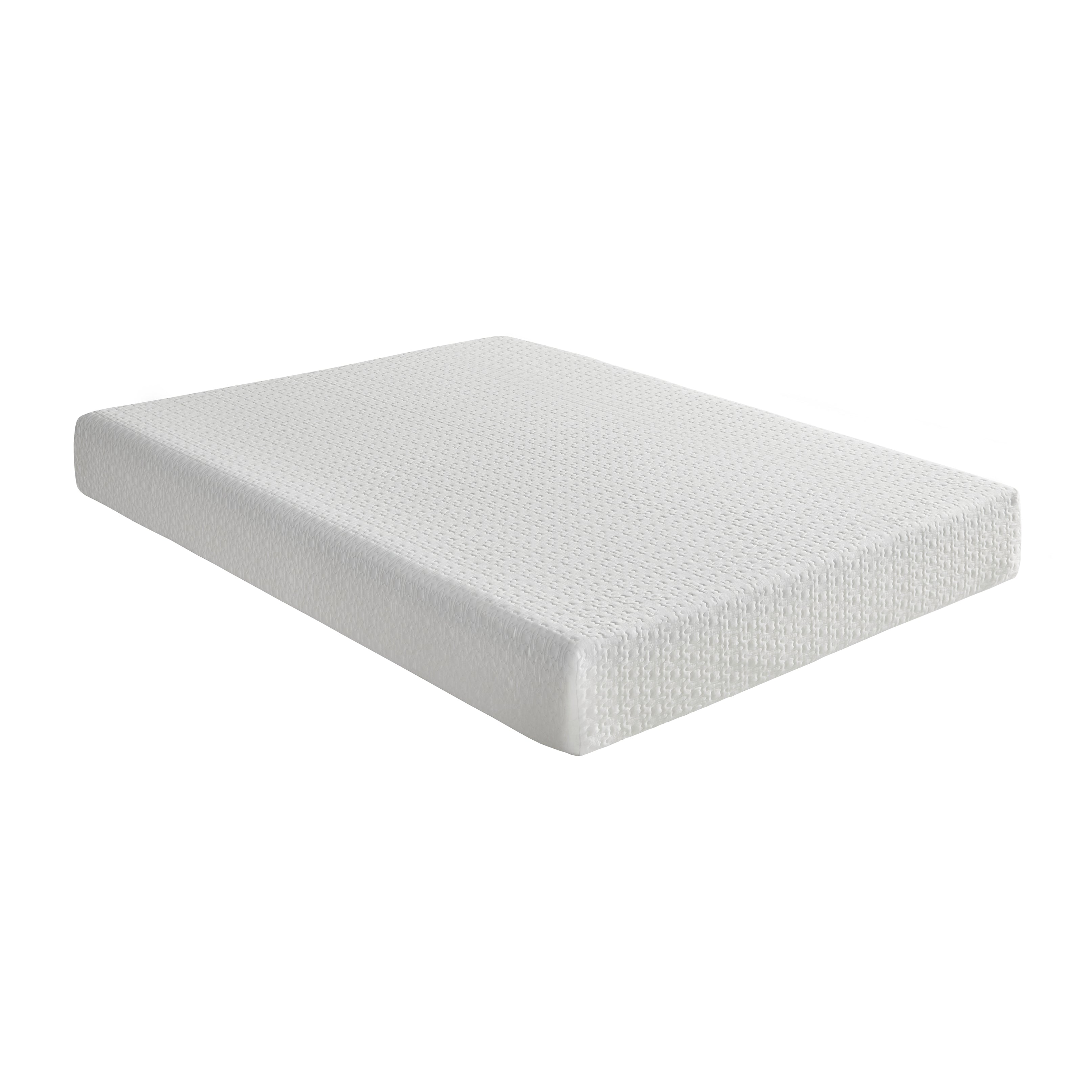 8-inch Full Size Bed Mattress Gel-Infused Memory Foam Mattress, Firm, White, Mattress in a Box--1