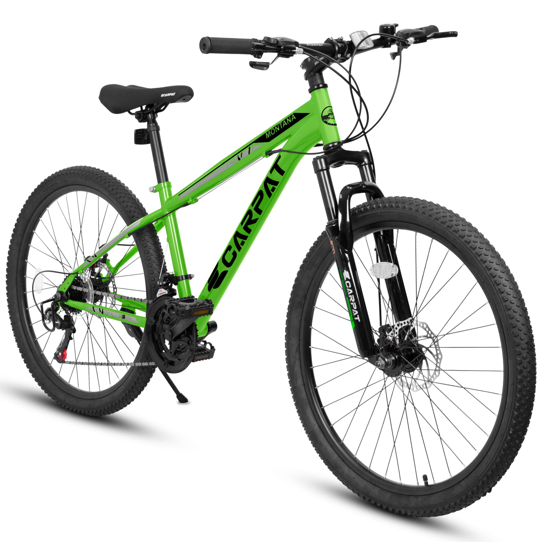 A2610 26 inch Mountain Bike 21 Speeds, Suspension Fork, Steel Frame Disc-Brake for Men Women Mens Bicycle--1