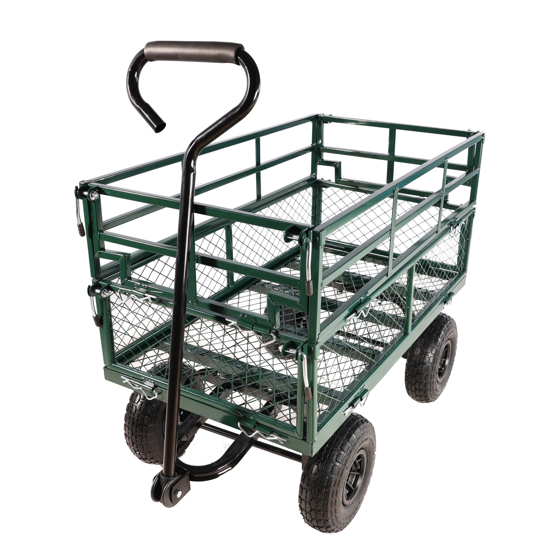 Wagon Cart Garden cart trucks make it easier to transport firewood--1