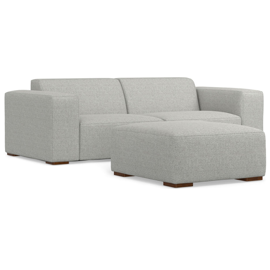 Rex 2 Seater Sofa and Ottoman--1