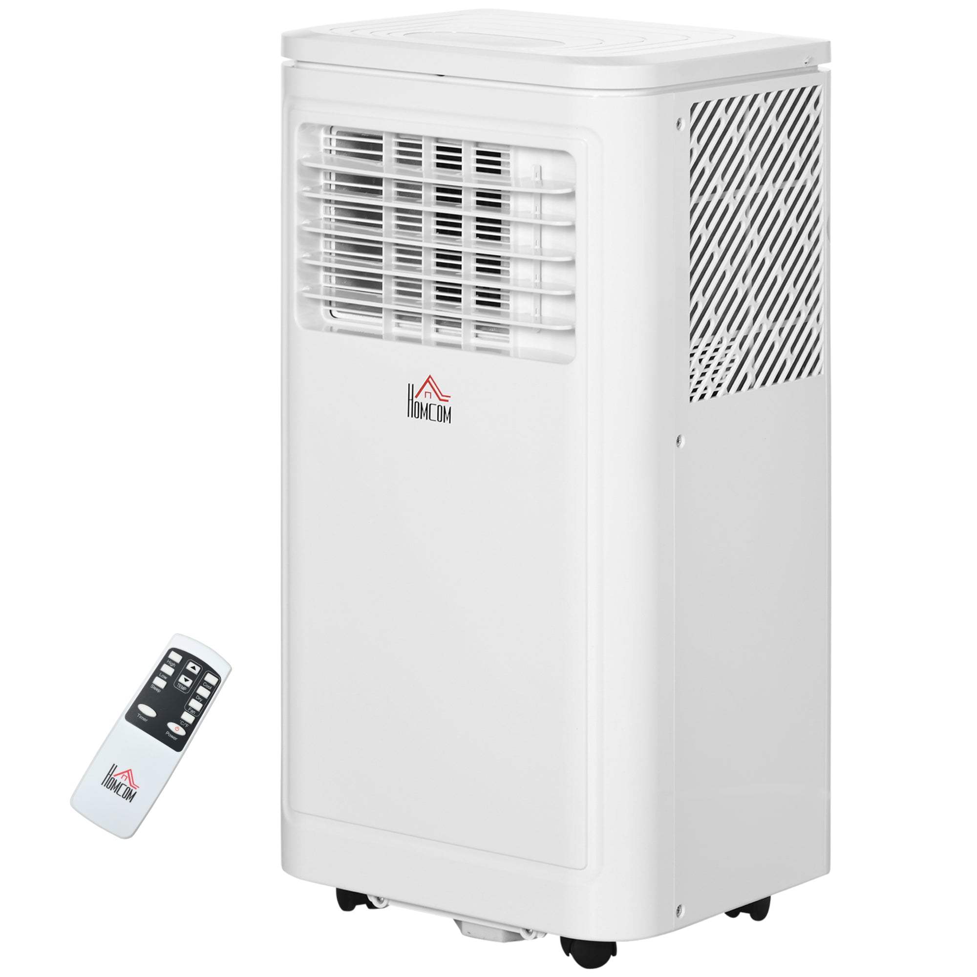 HOMCOM 8,000 BTU Portable Air Conditioner Evaporative Cooler, White--1