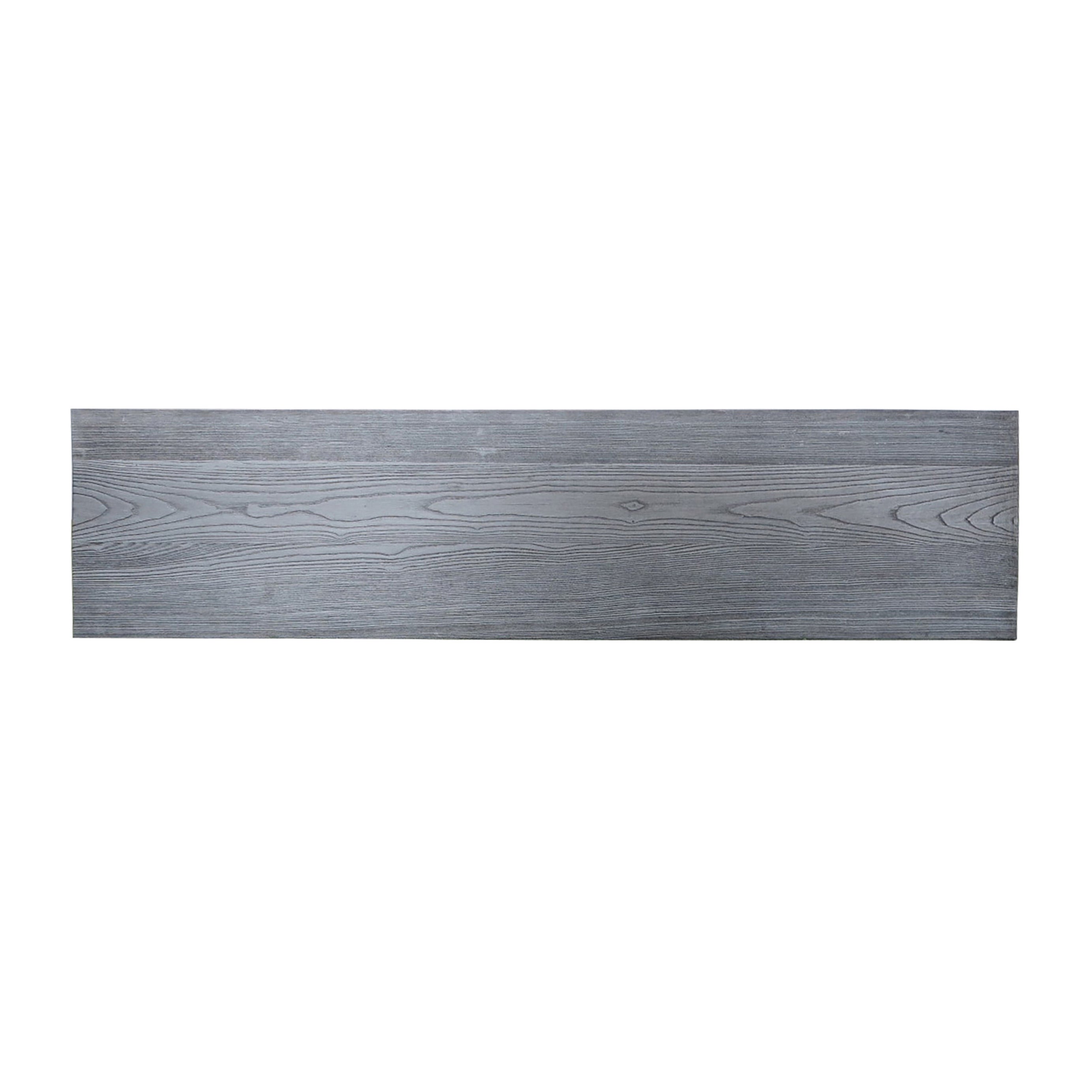 VERONA CONCRETE DINING BENCH (TOP -GREY OAK)--1