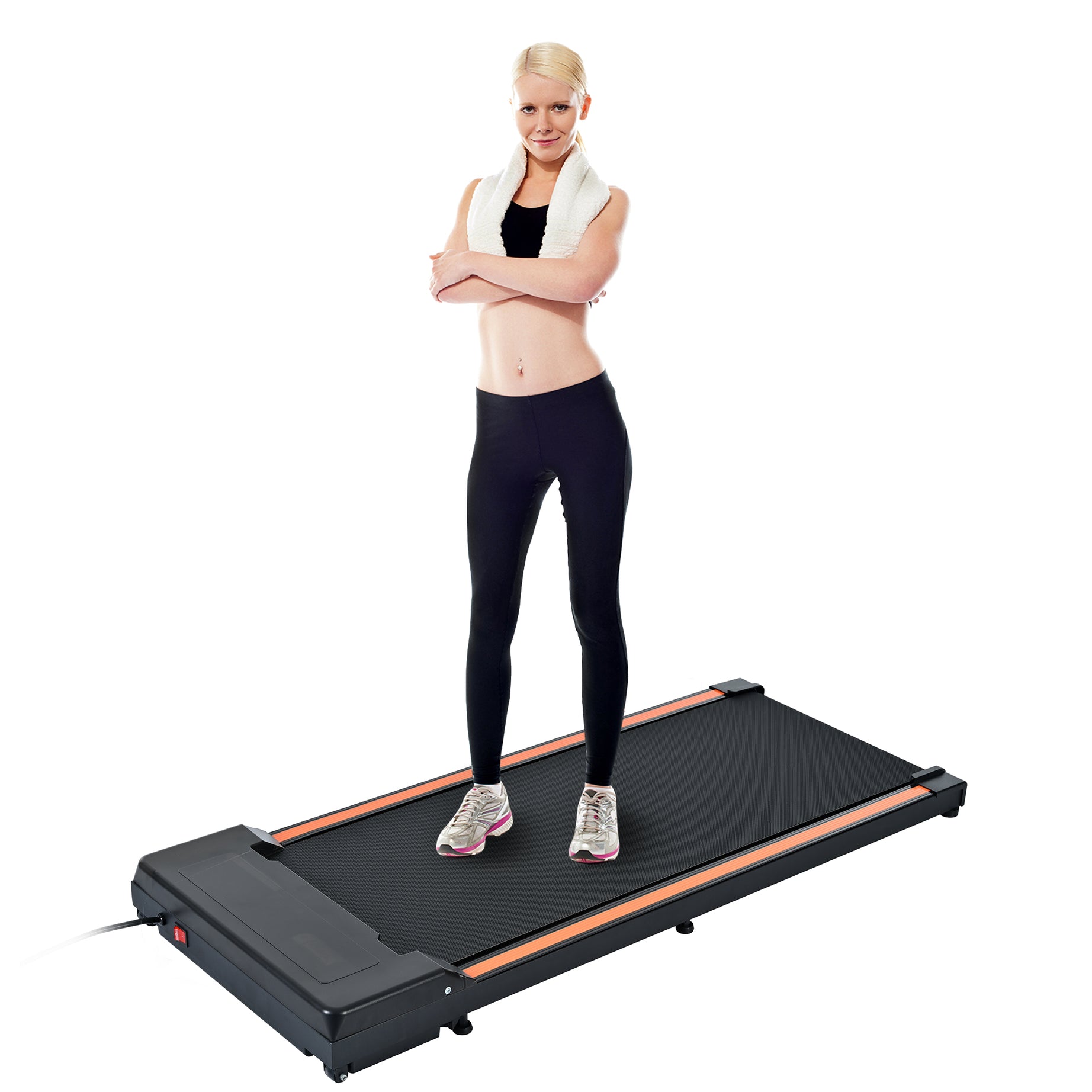 Walking Pad 300 lb Capacity, Desk Treadmill for Home Office, Protable Treadmill Under Desk, Walking Treadmills for Home,0.6 to 3.8 mph Portable Treadmill--1