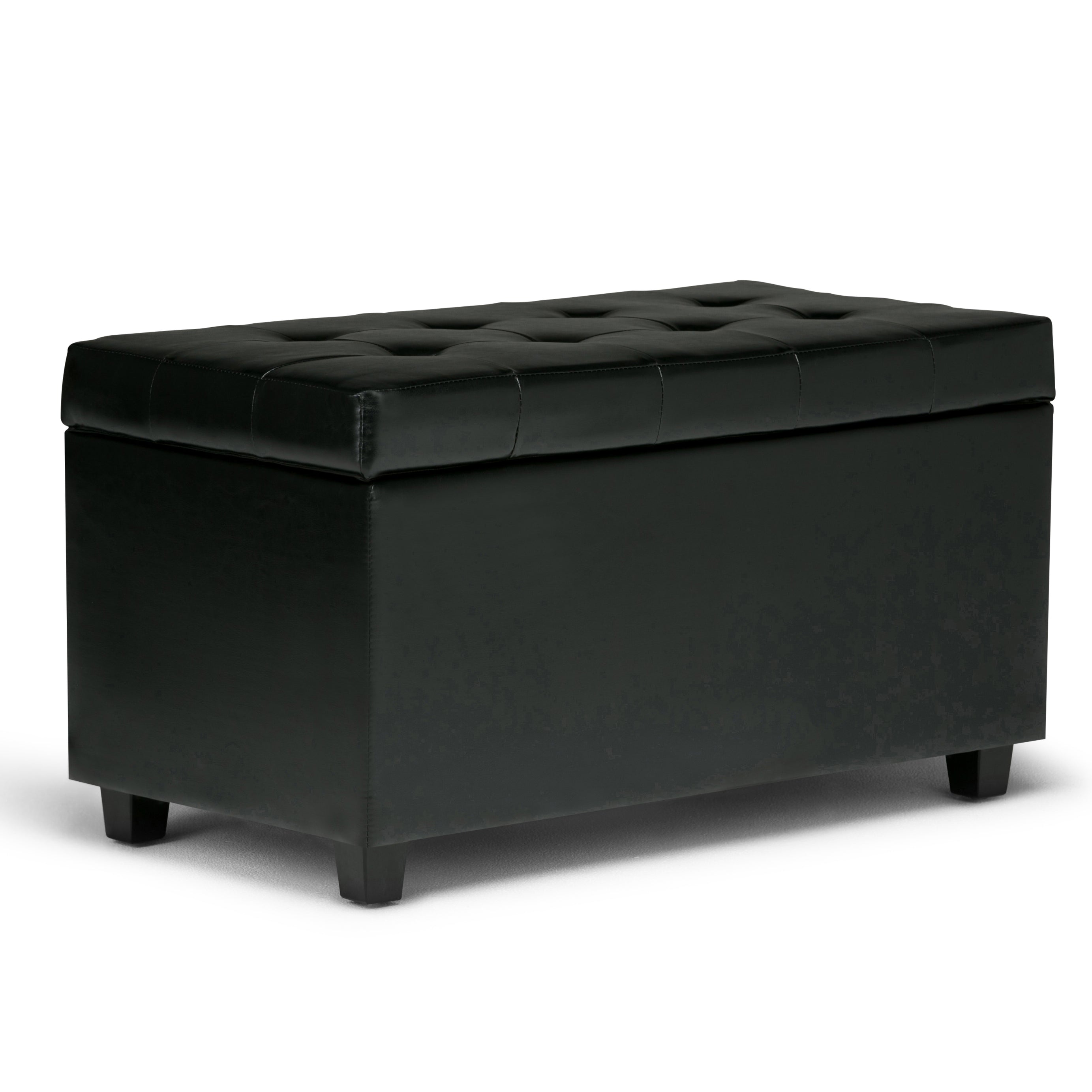 Cosmopolitan - Storage Ottoman - Midnight Black--1