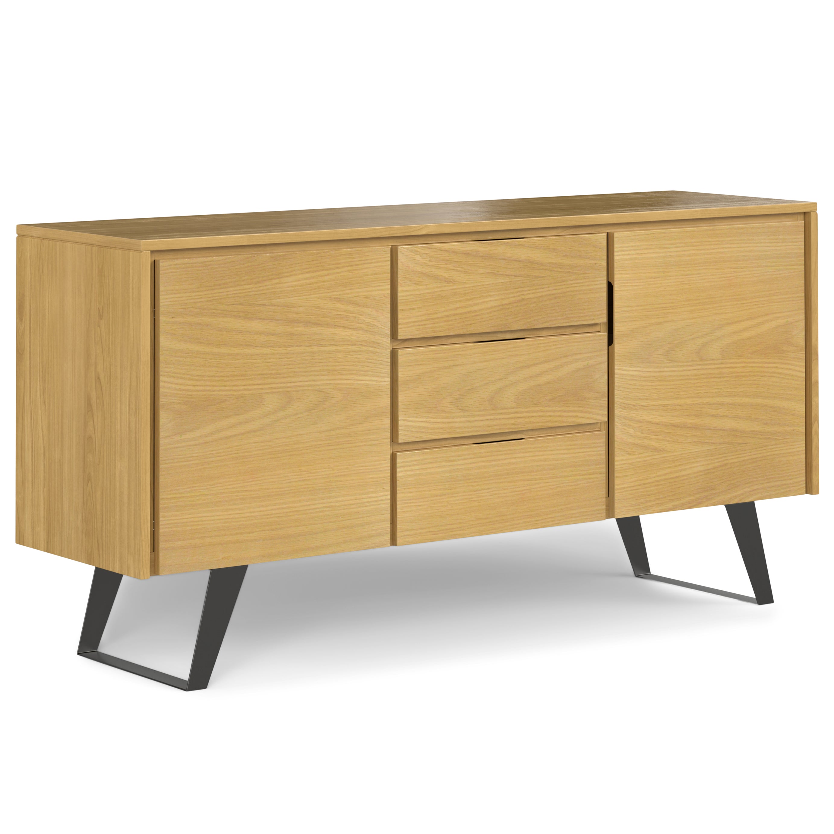 Lowry - Sideboard Buffet - Oak Veneer--1