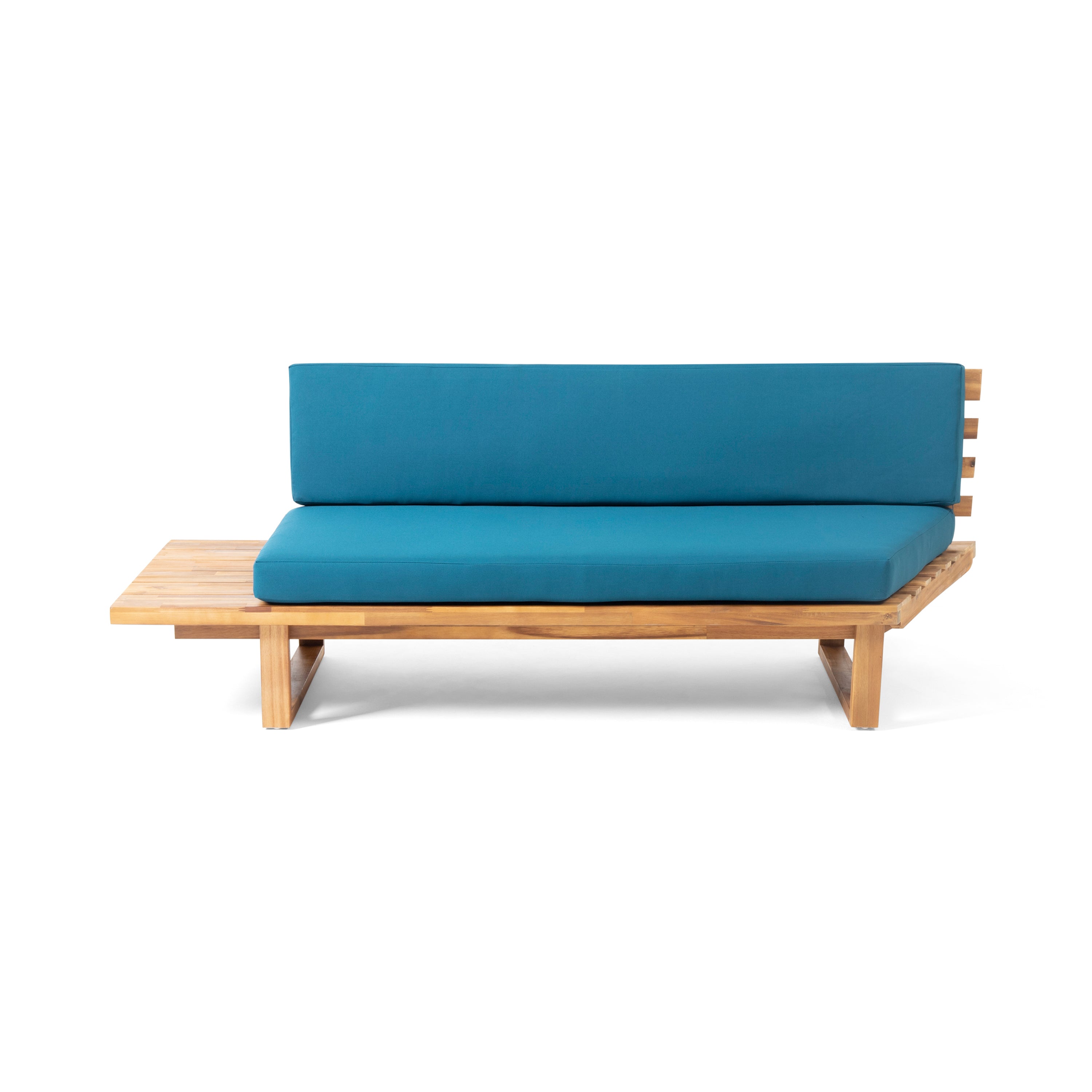 MIRABELLE 2 SEATER SOFA -LEFT, TEAL--1