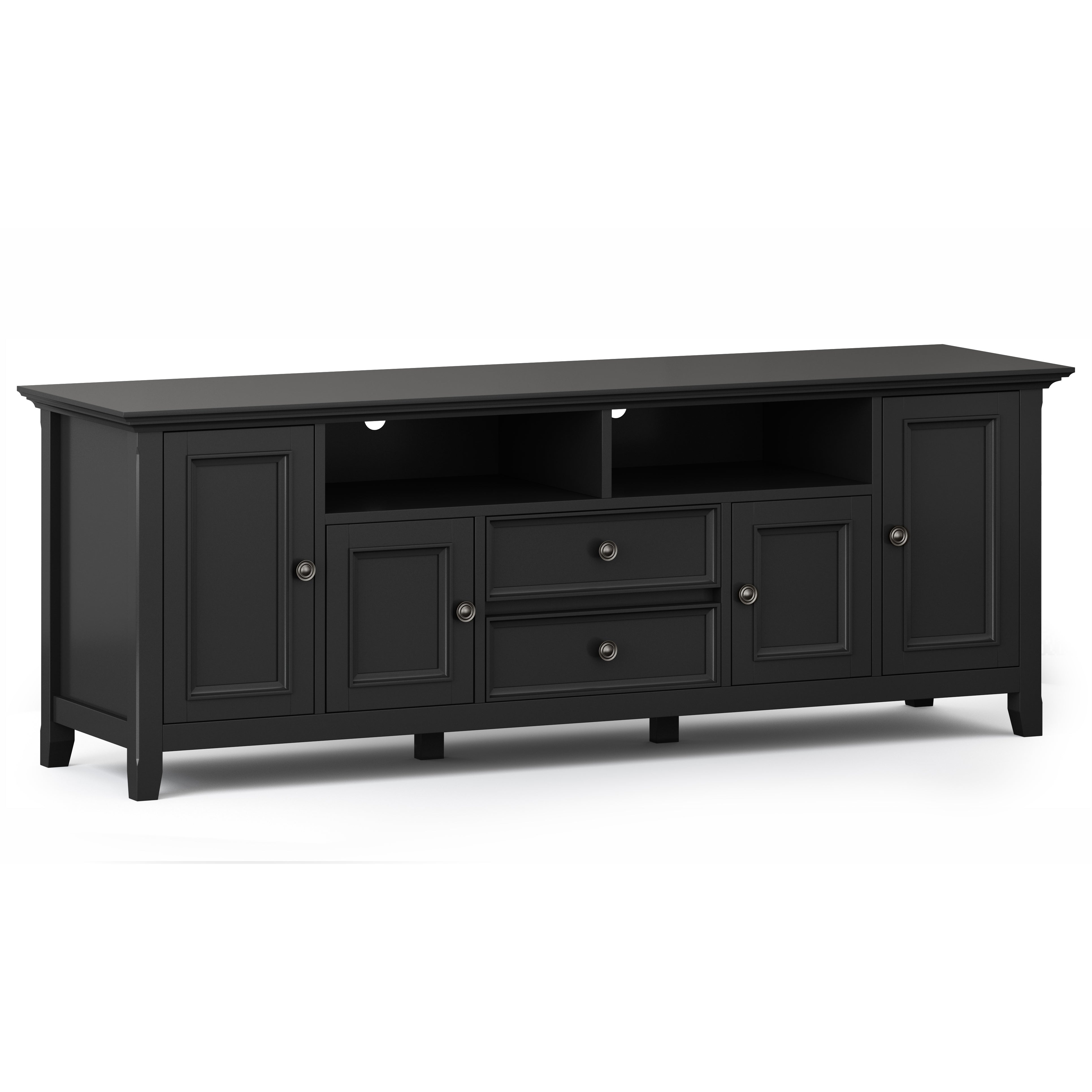 Amherst - 72" Wide TV Media Stand - Black--1