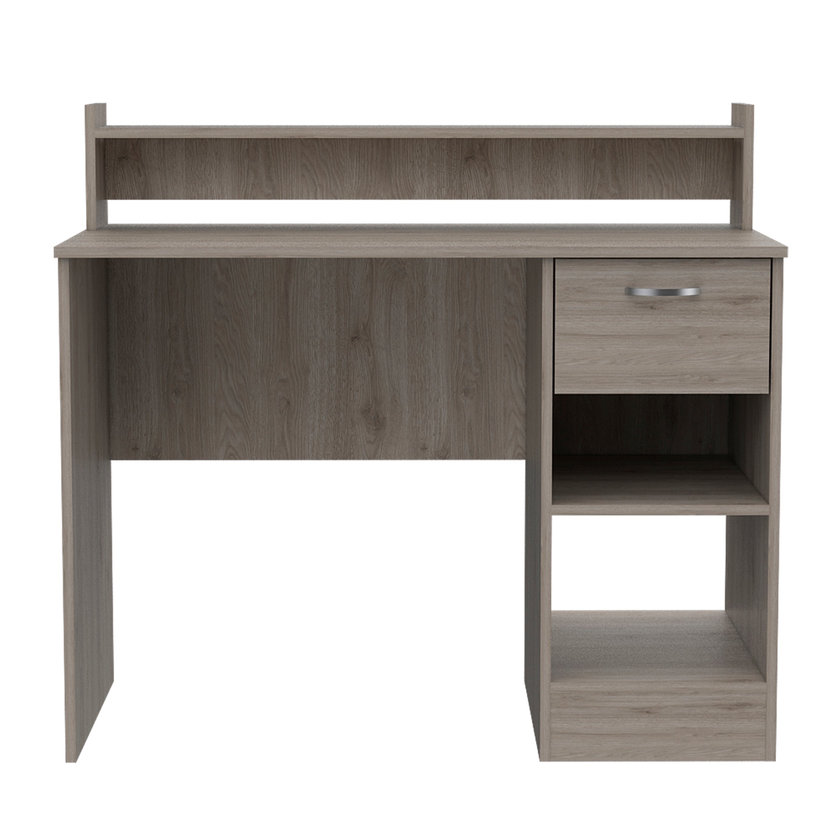 Manaos Writing Computer Desk , Multiple Shelves, One Drawer--2