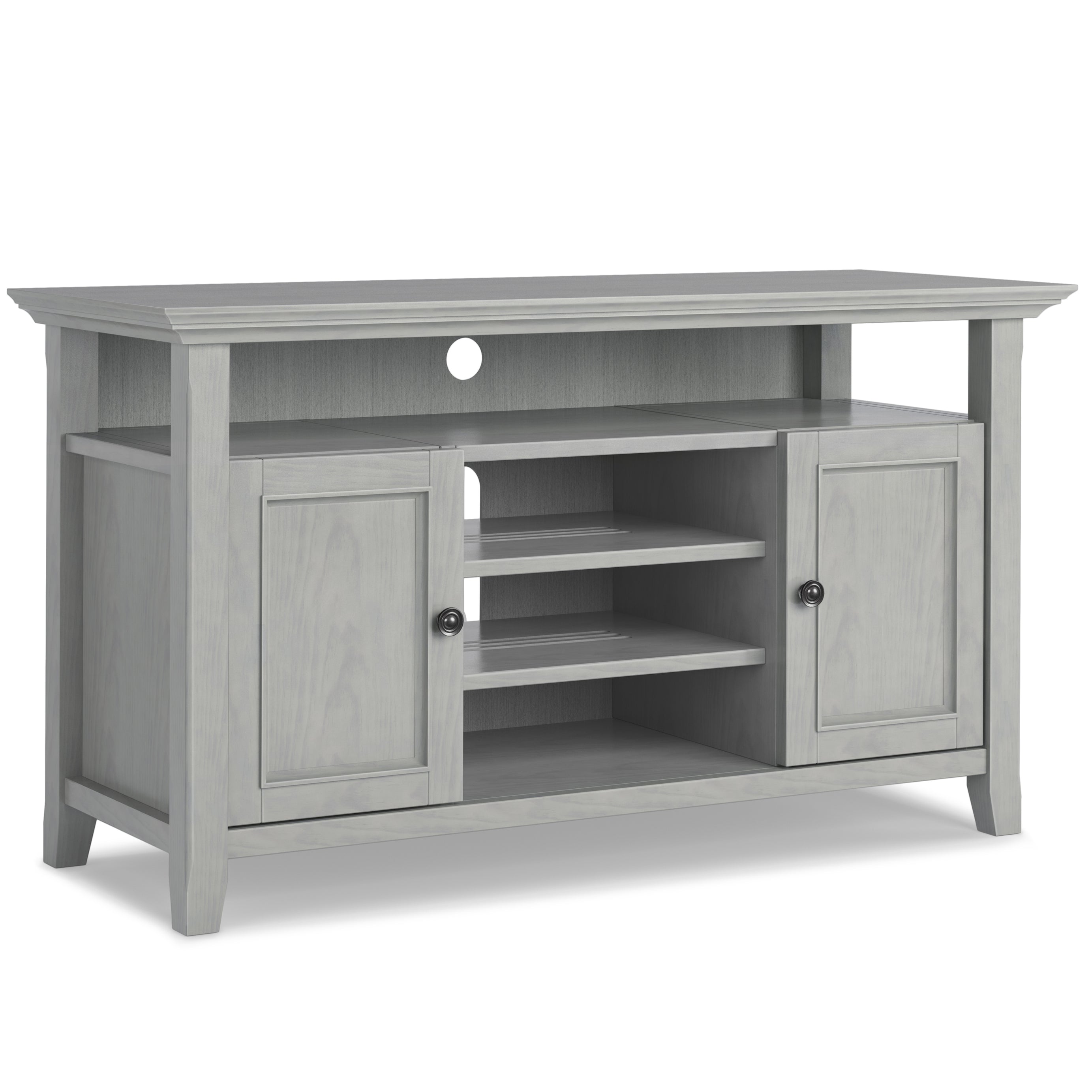 Amherst - TV Media Stand - Fog Grey--1