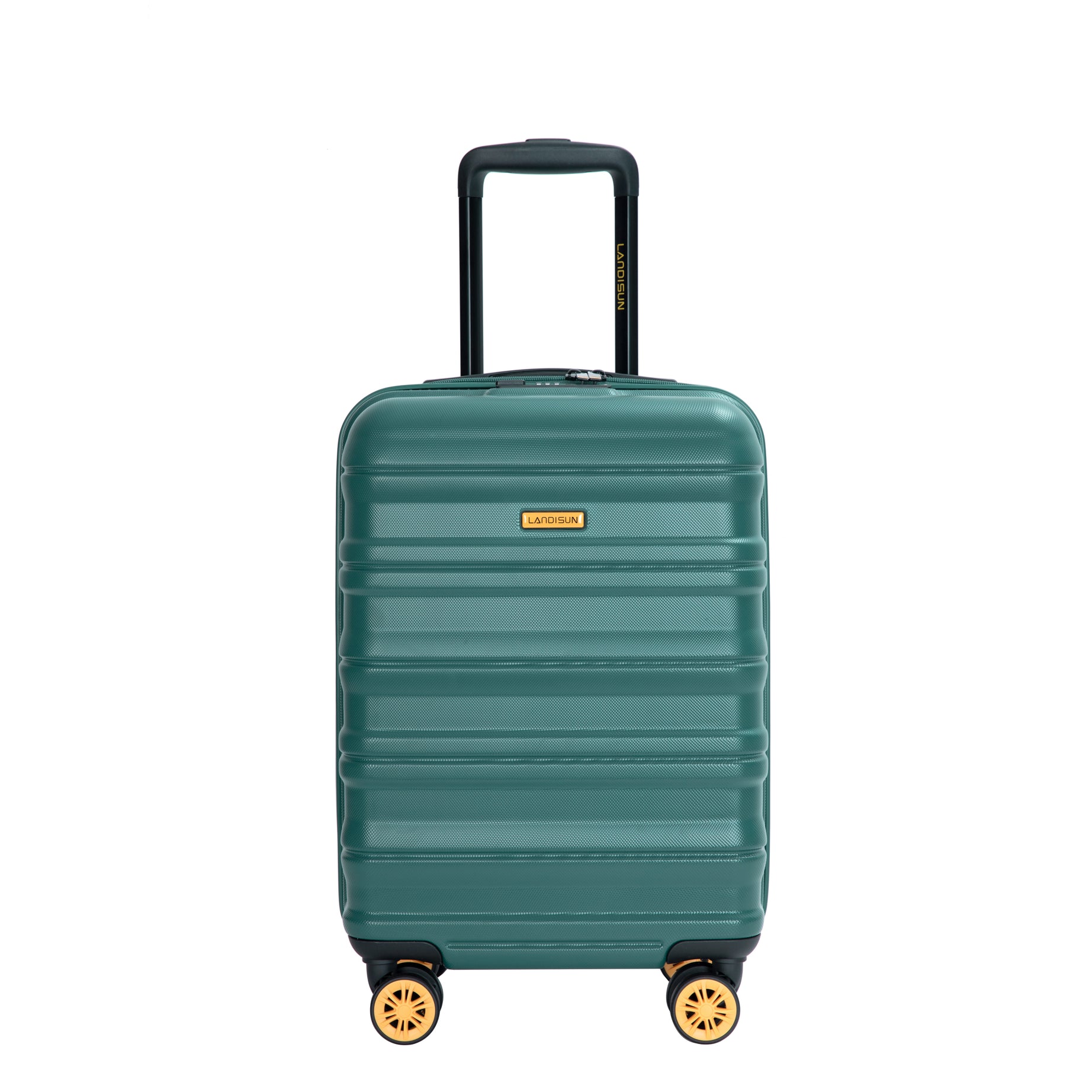 Carry On Luggage  Airline Approved18.5" Carry On Suitcase With TSA Approved Carry On Luggage With Wheels Carry on Bag Hard Shell Suitcases, DARK GREEN--1