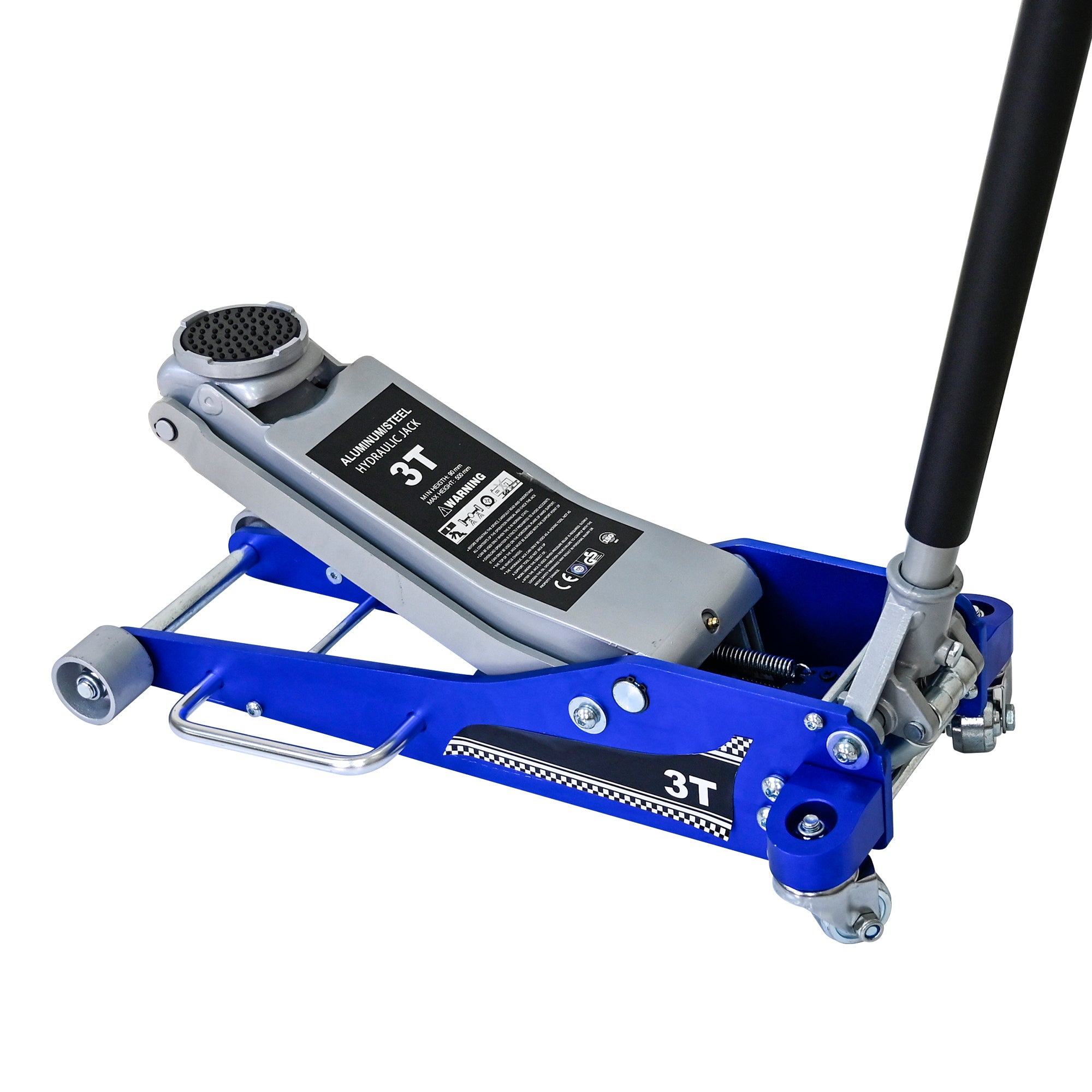 3T Aluminum Iron Horizontal Jack--1