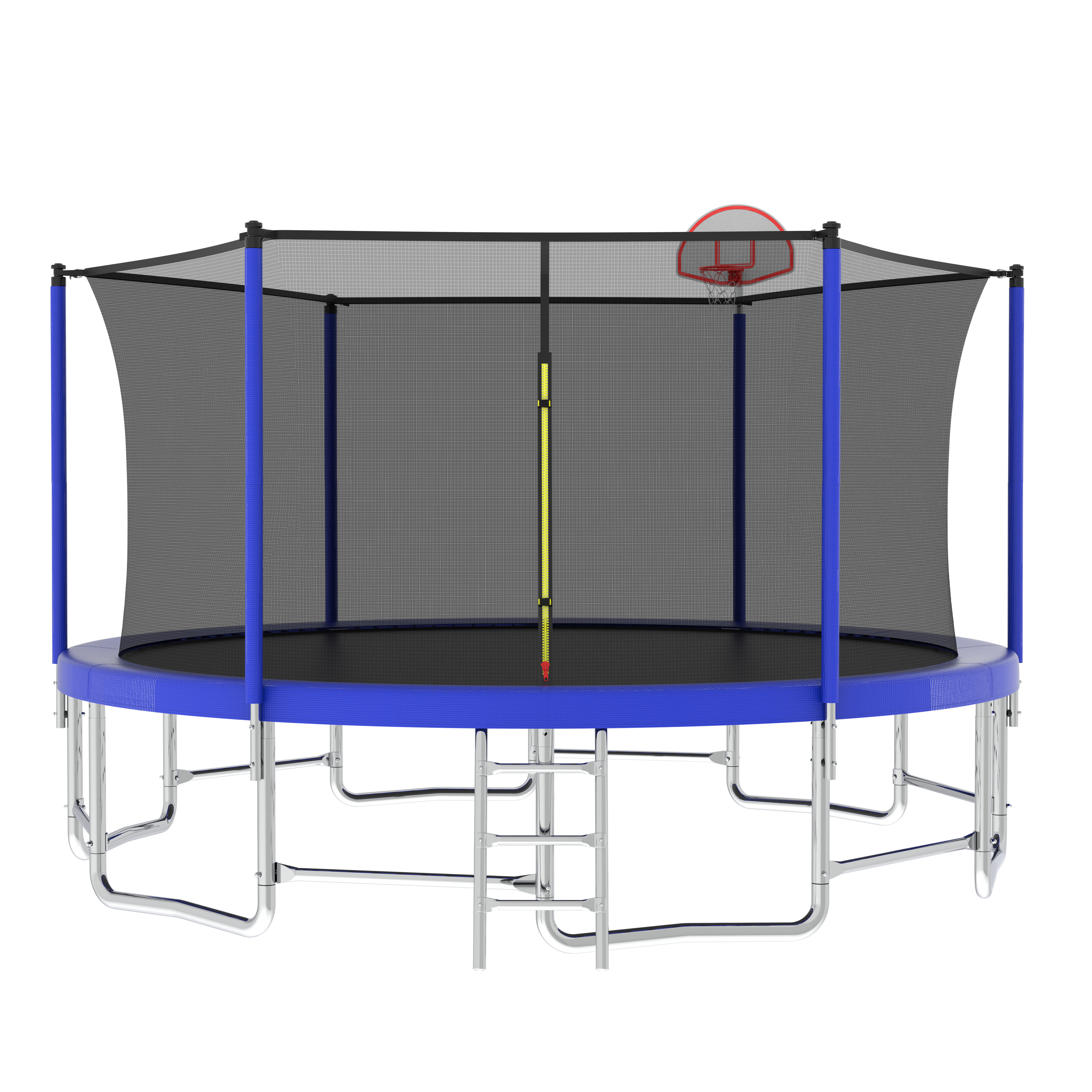 15FT for Kids Children with Safety Enclosure Net Outdoor Backyards Large Recreational Trampoline--1