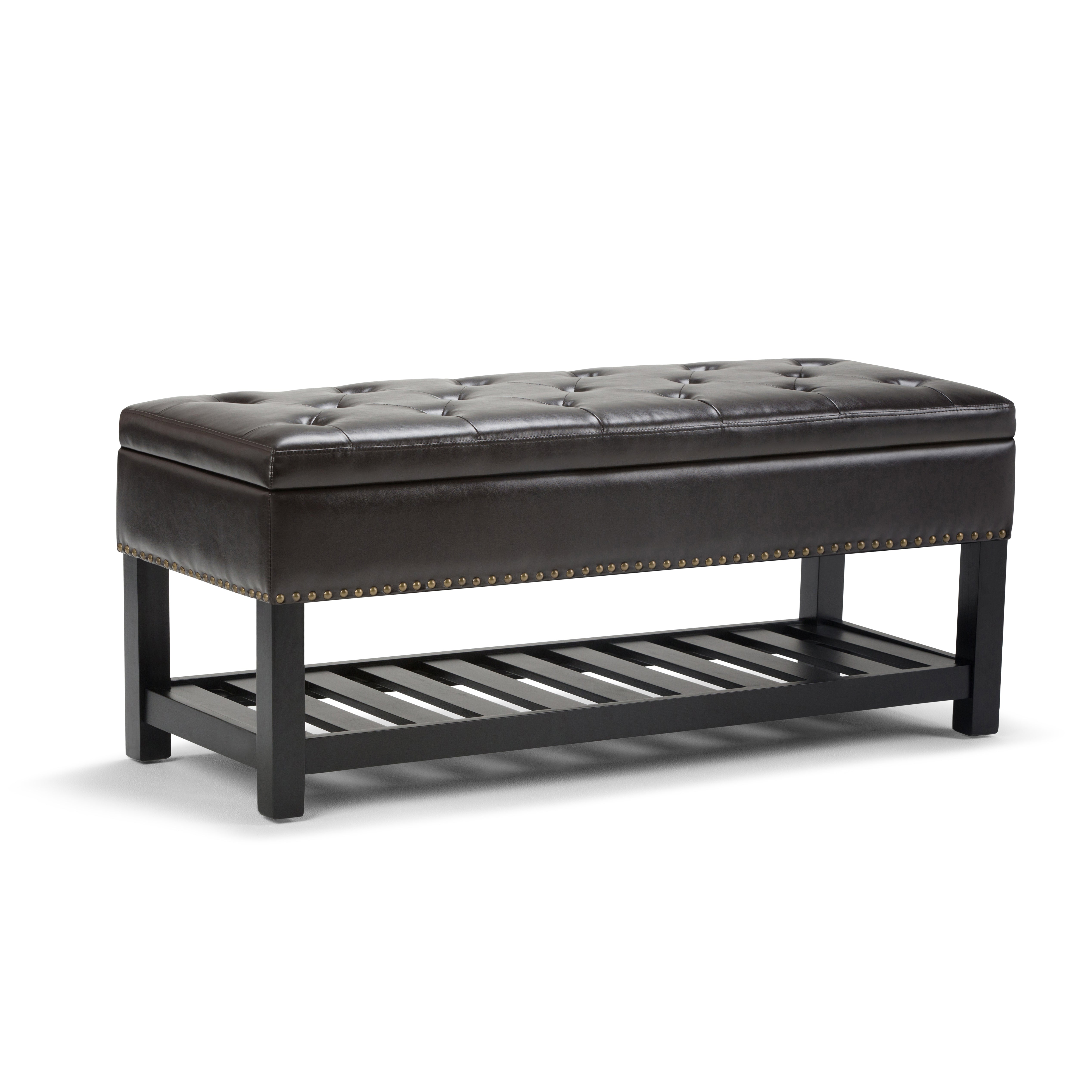 Lomond - Storage Ottoman Bench - Tanners Brown--1