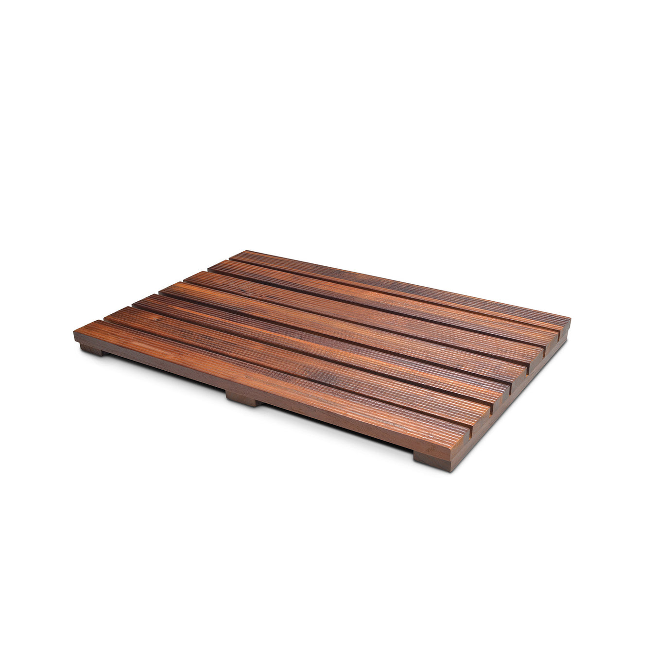 Teak Wood Bathroom Anti-slip Mat--1